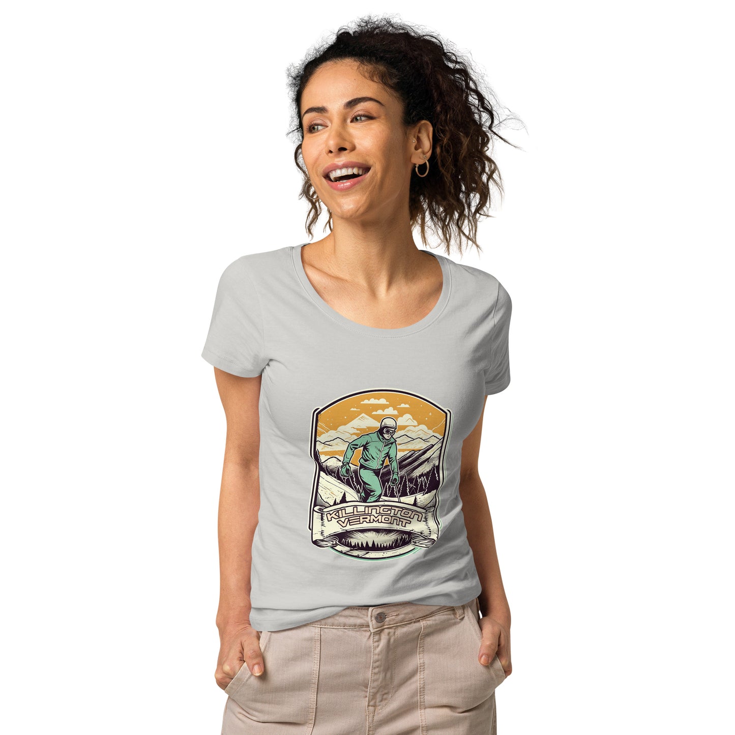 Killington Vermont Souvenir Women’s basic organic t-shirt