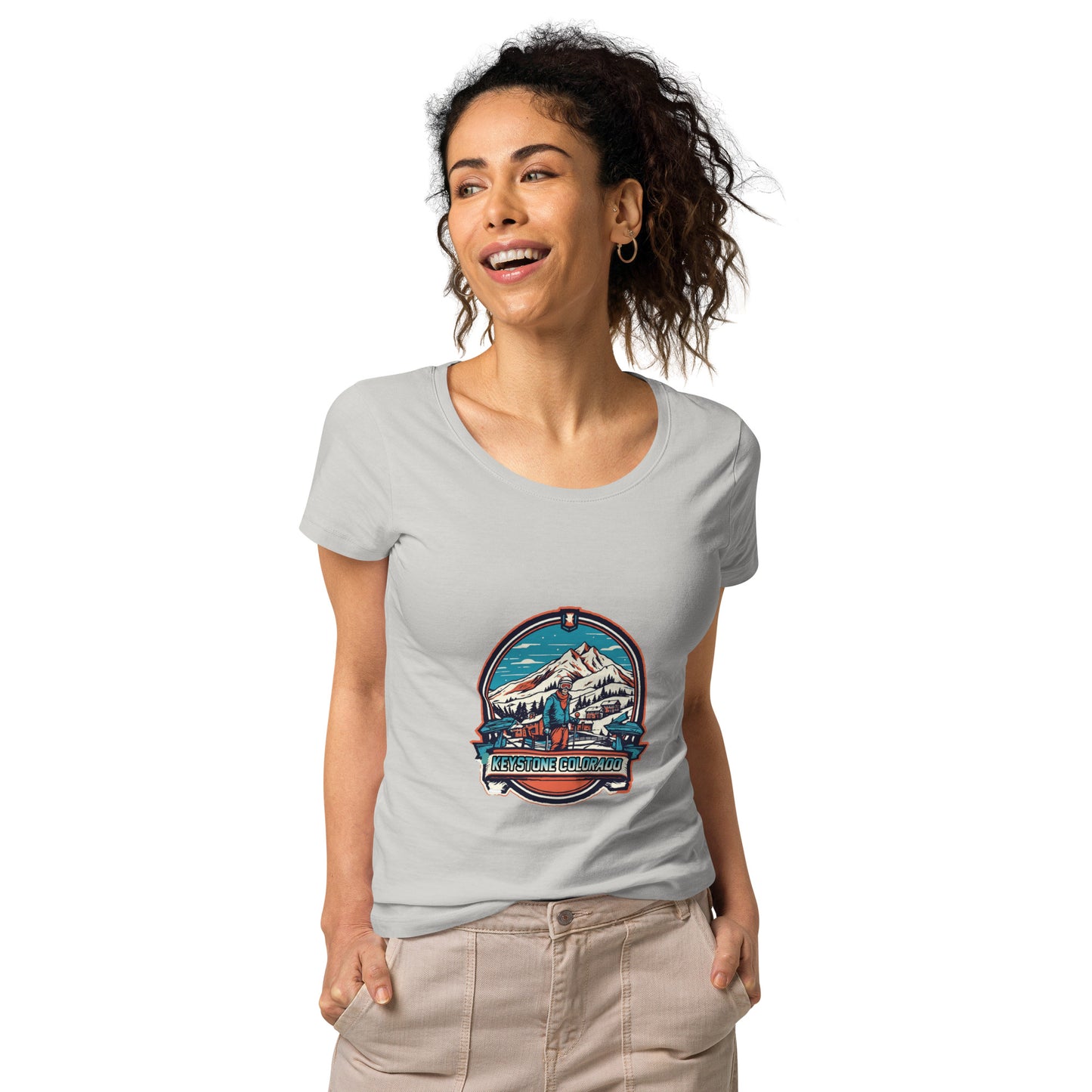 Keystone Colorado Souvenir Women’s basic organic t-shirt