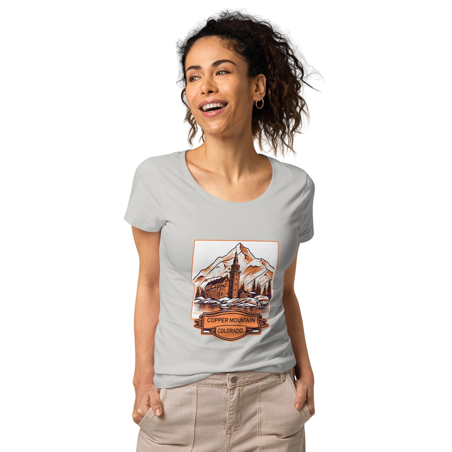 Copper Mountain Colorado Souvenir Women’s basic organic t-shirt