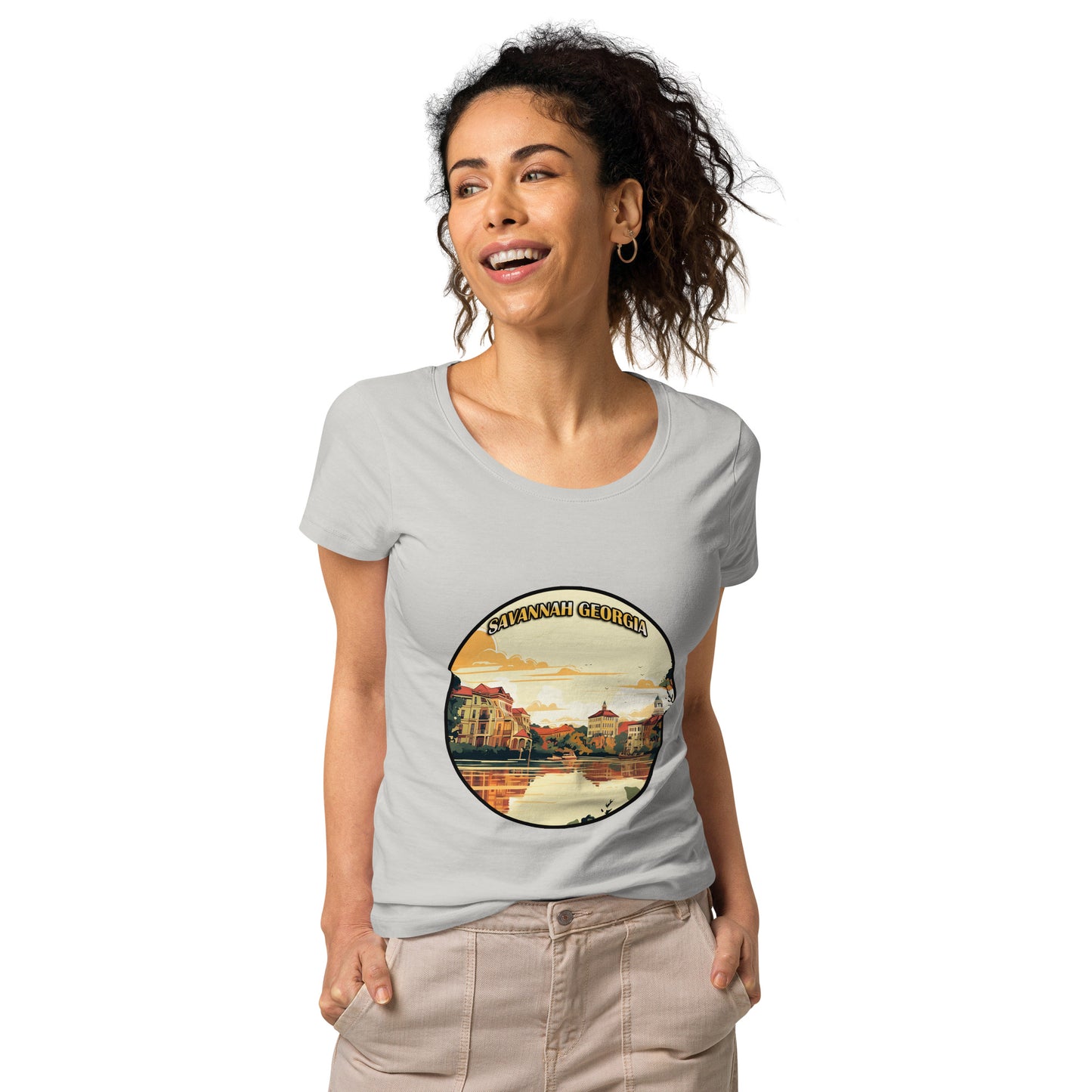 Savannah Georgia Souvenir Women’s basic organic t-shirt