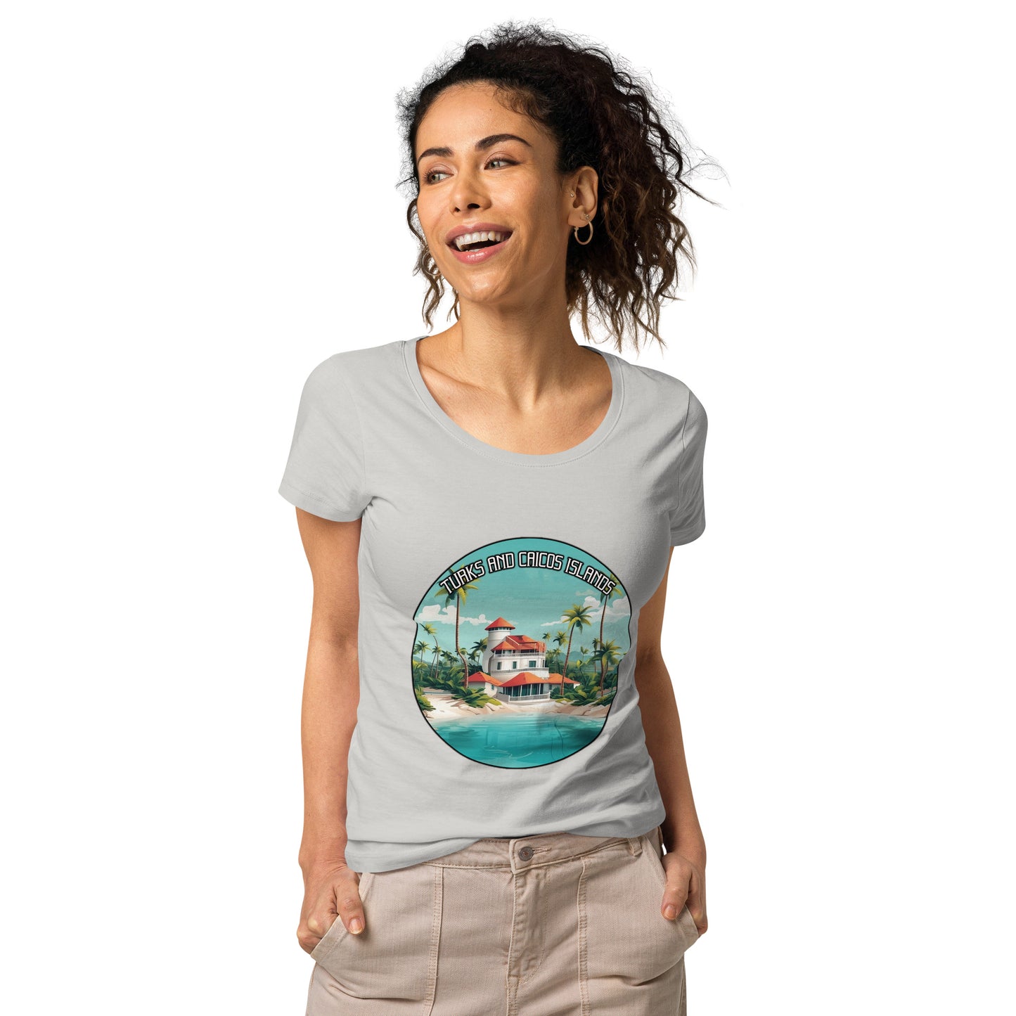 Turks and Caicos Islands Souvenir Women’s basic organic t-shirt