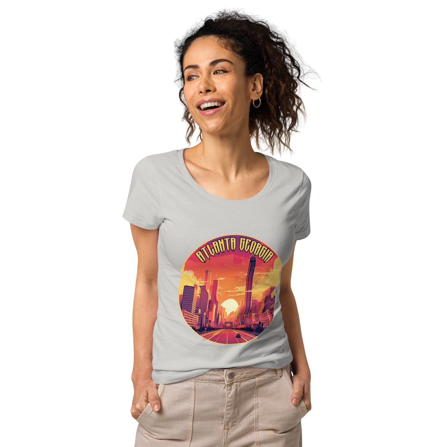 Atlanta Georgia Souvenir Women’s basic organic t-shirt