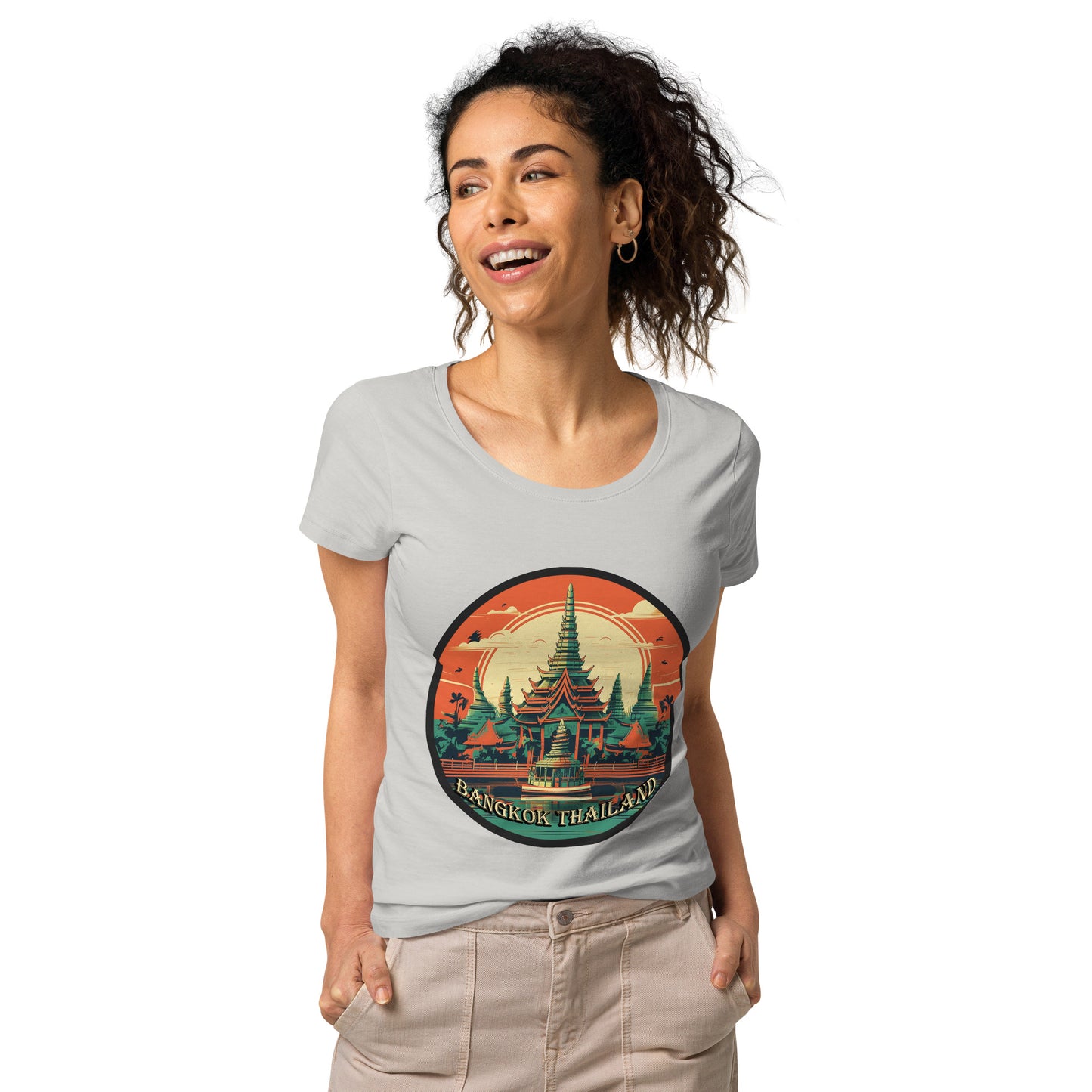 Bangkok Thailand Souvenir Women’s basic organic t-shirt