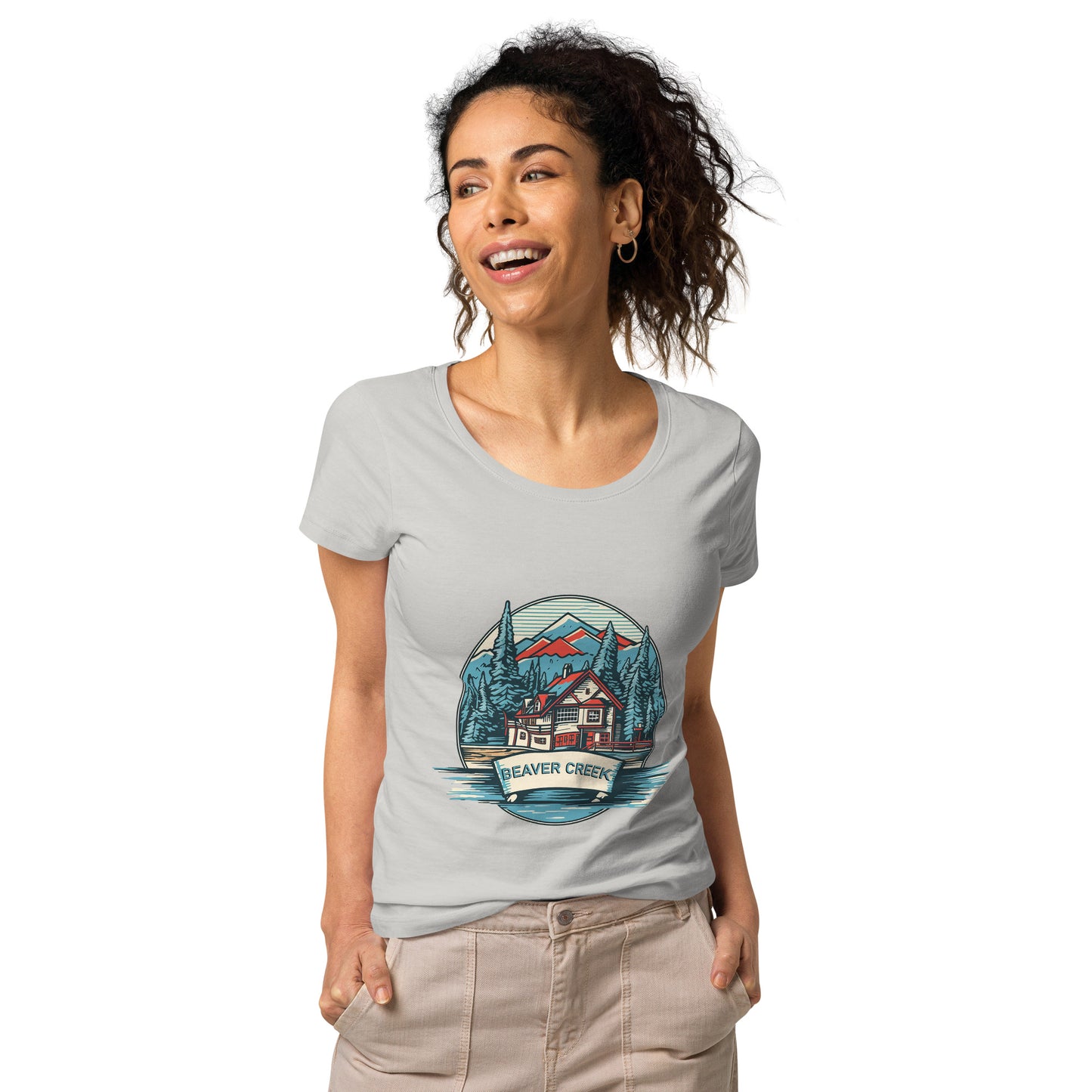 Beaver Creek Colorado Souvenir Women’s basic organic t-shirt