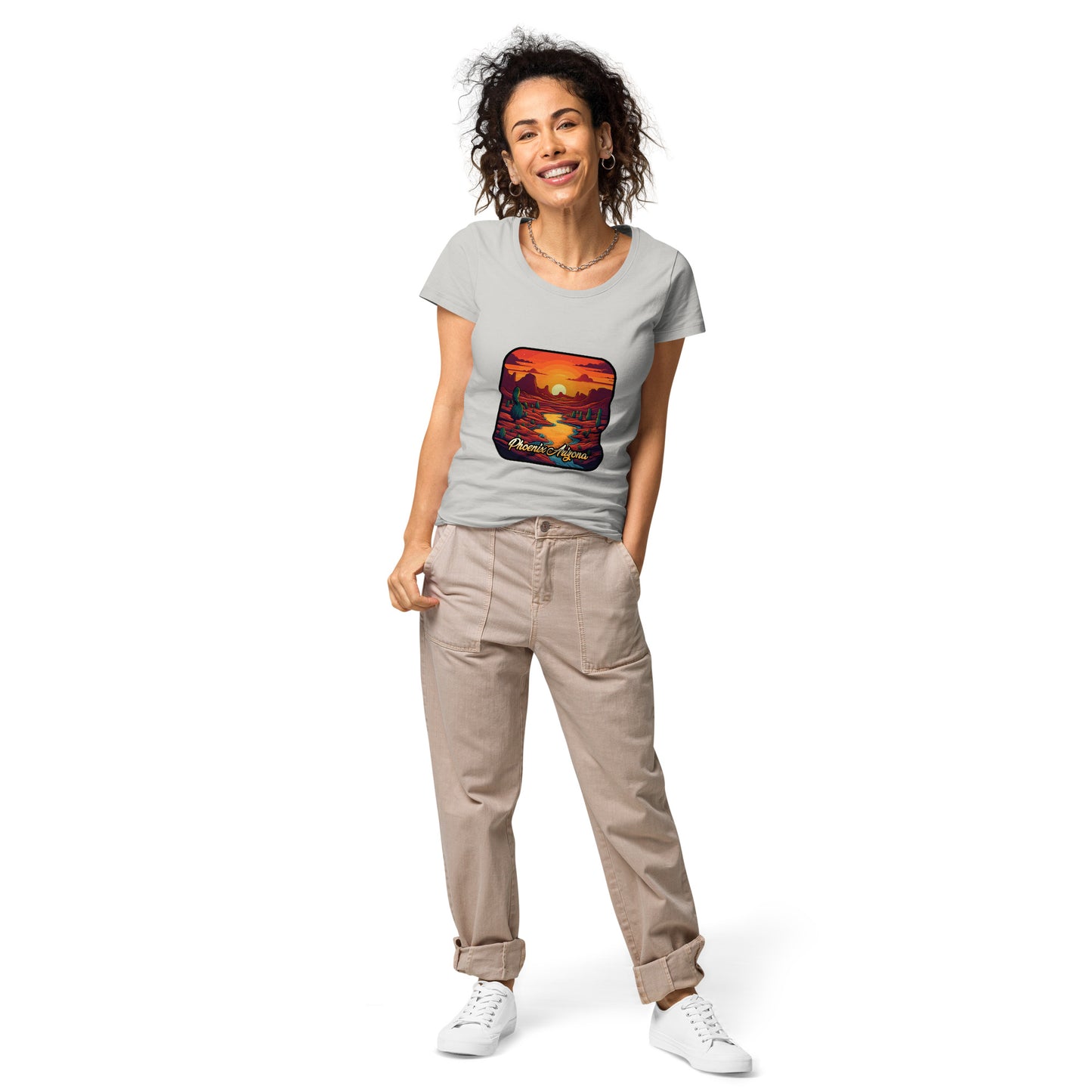 Phoenix Arizona Souvenir Women’s basic organic t-shirt