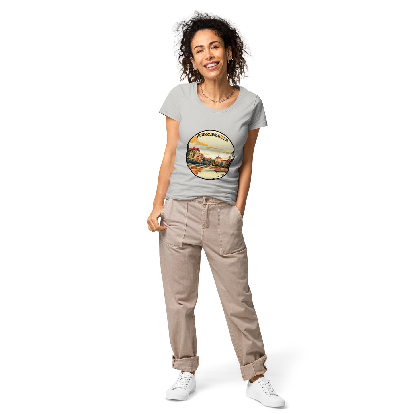 Savannah Georgia Souvenir Women’s basic organic t-shirt