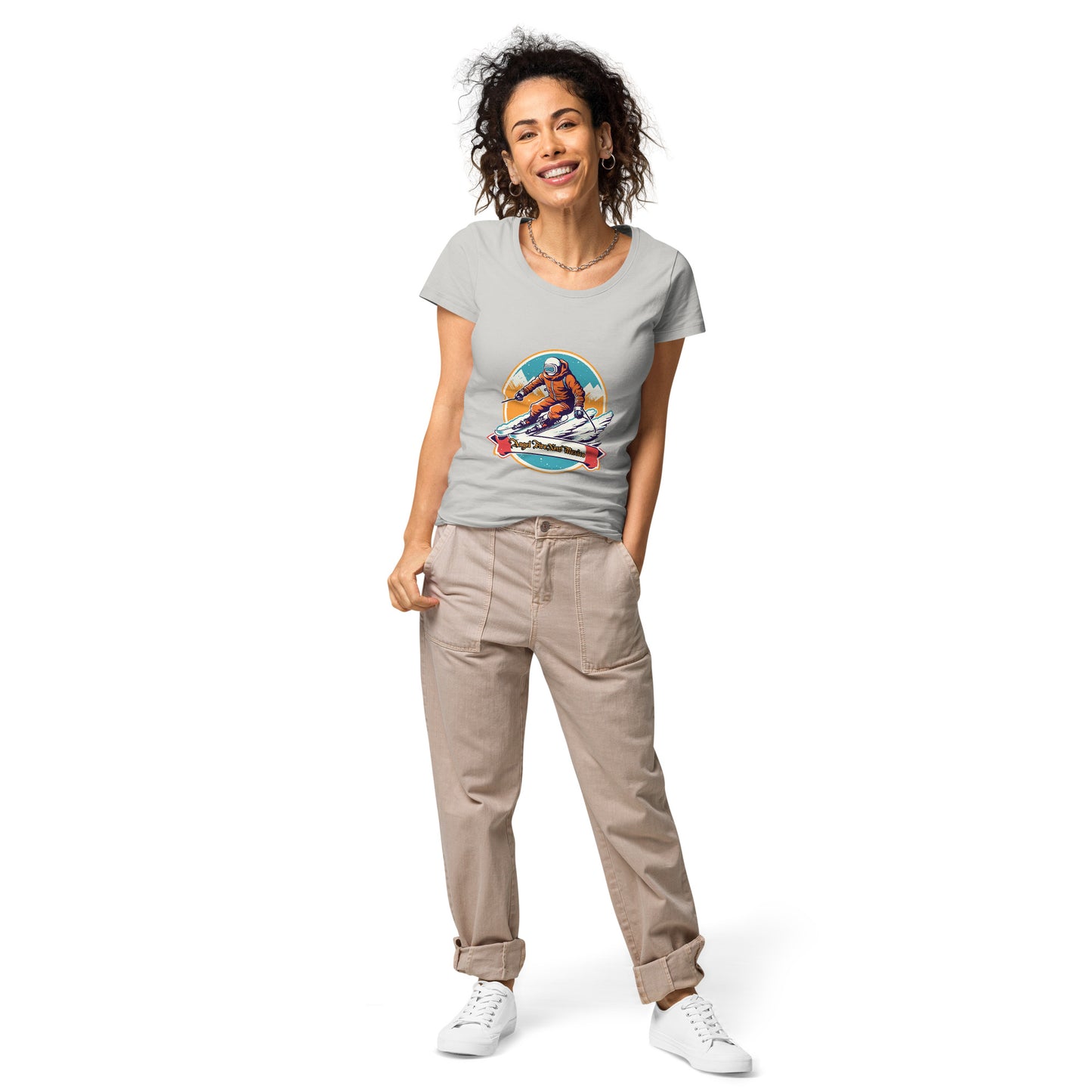 Angel Fire New Mexico Souvenir Women’s basic organic t-shirt