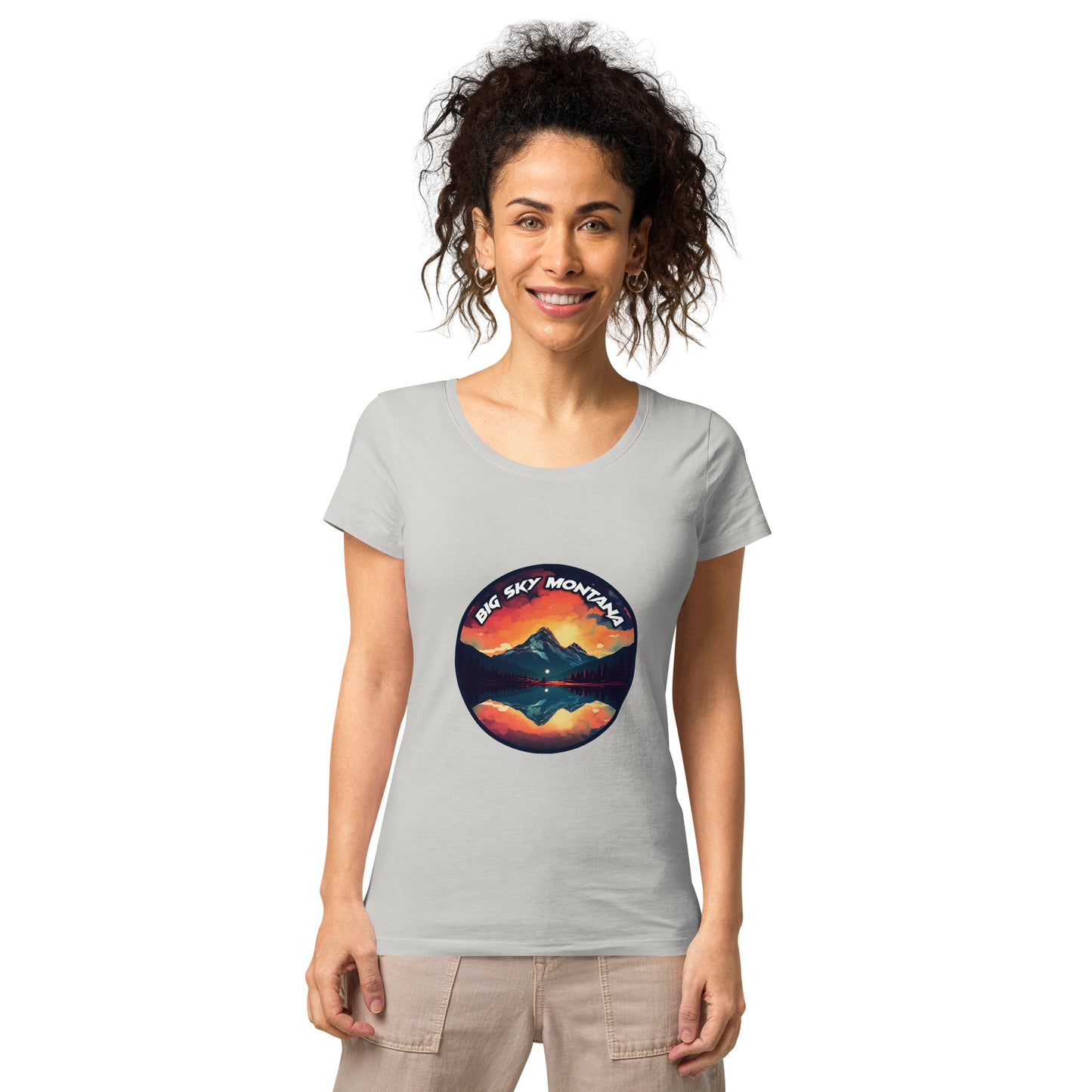 Big Sky Montana Souvenir Women’s basic organic t-shirt