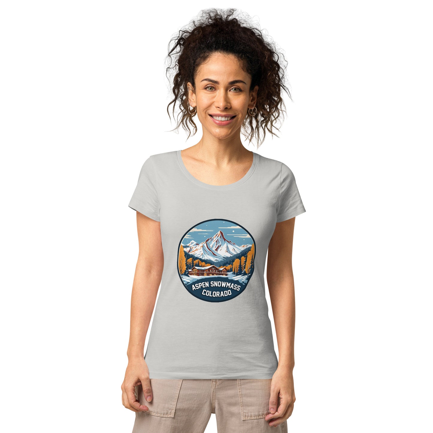 Aspen Snowmass Colorado Souvenir Women’s basic organic t-shirt