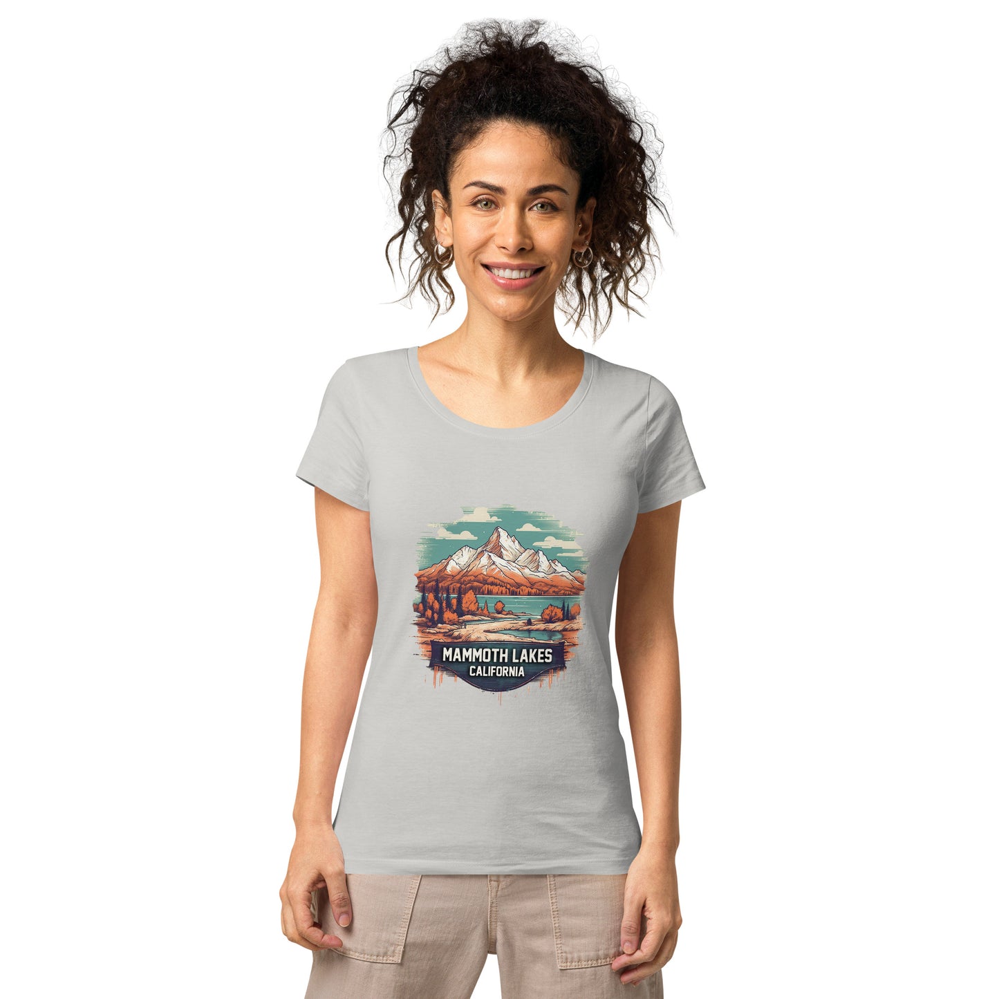 Mammoth Lakes California Souvenir Women’s basic organic t-shirt