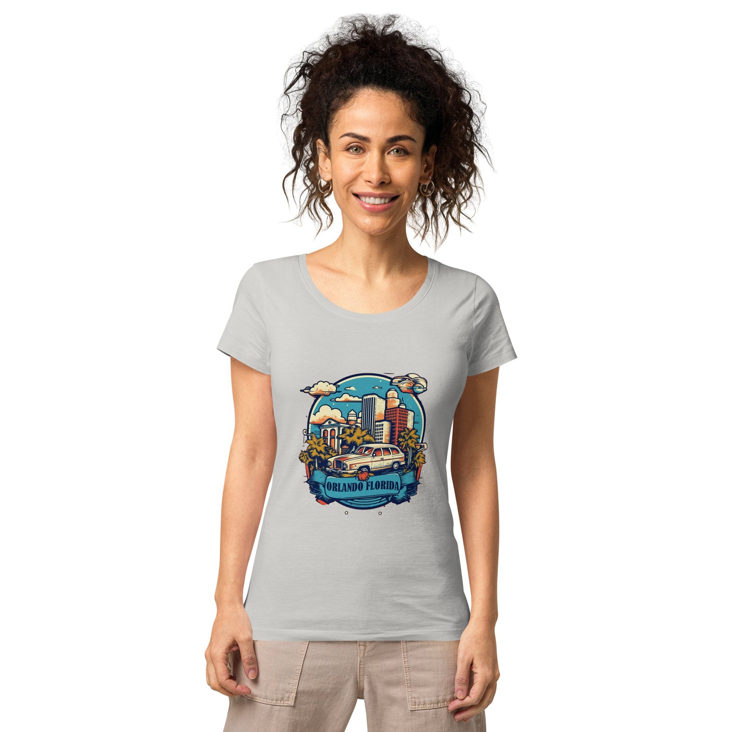 Orlando Florida Souvenir Women’s basic organic t-shirt