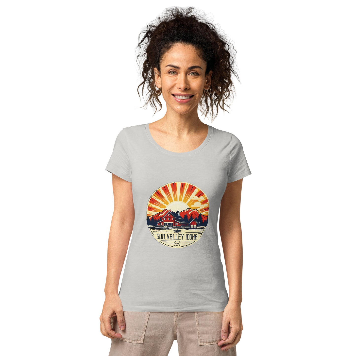 Sun Valley Idaho Souvenir Women’s basic organic t-shirt