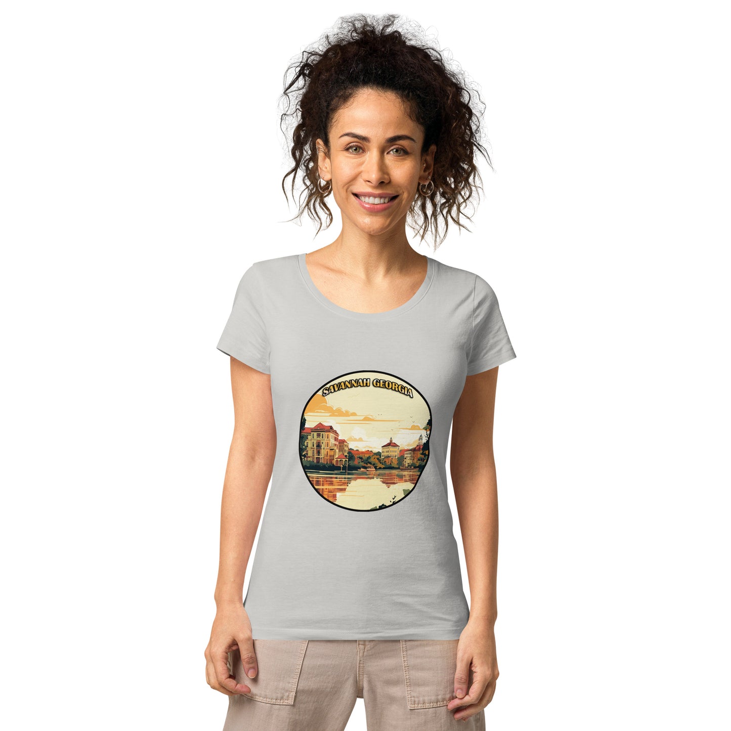 Savannah Georgia Souvenir Women’s basic organic t-shirt