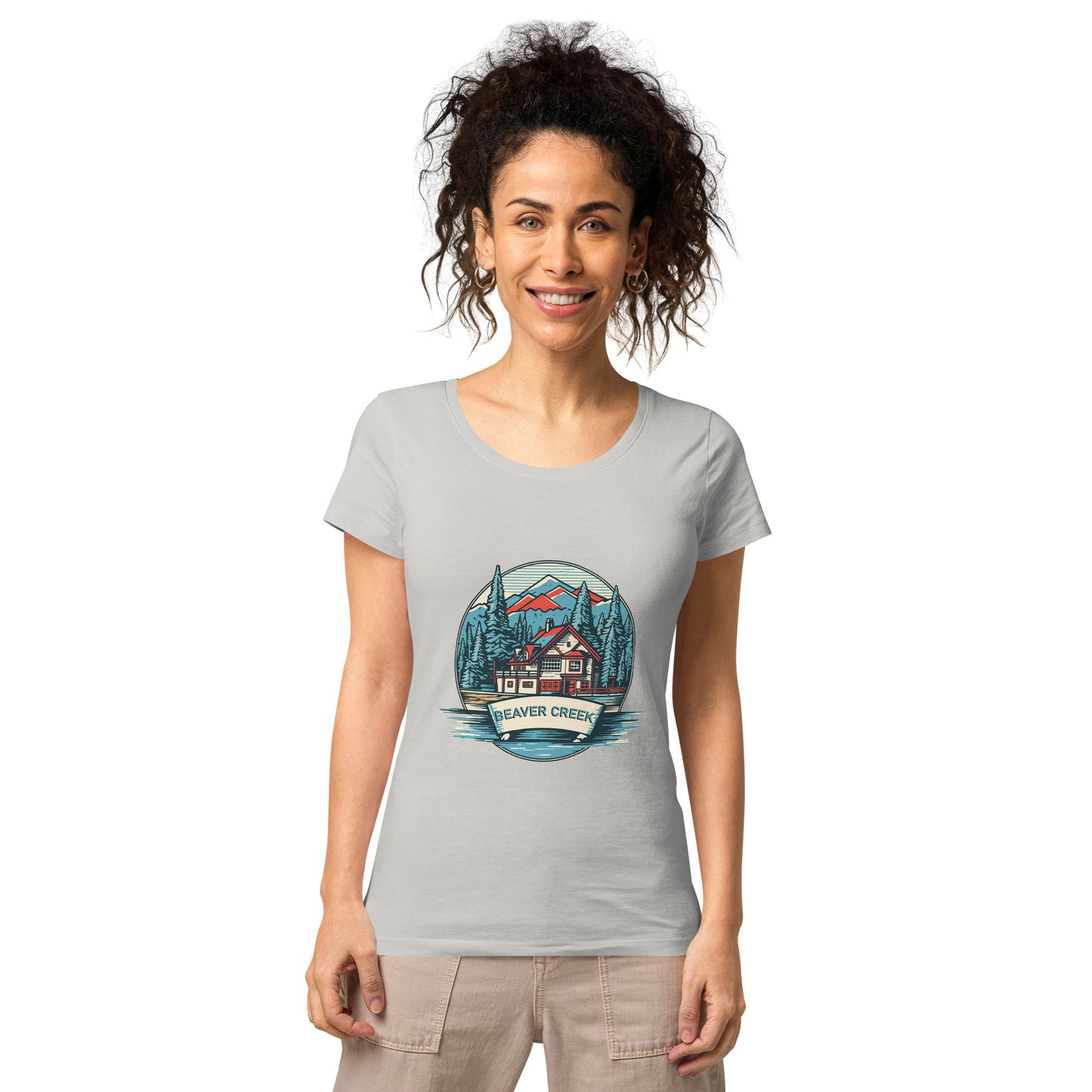 Beaver Creek Colorado Souvenir Women’s basic organic t-shirt