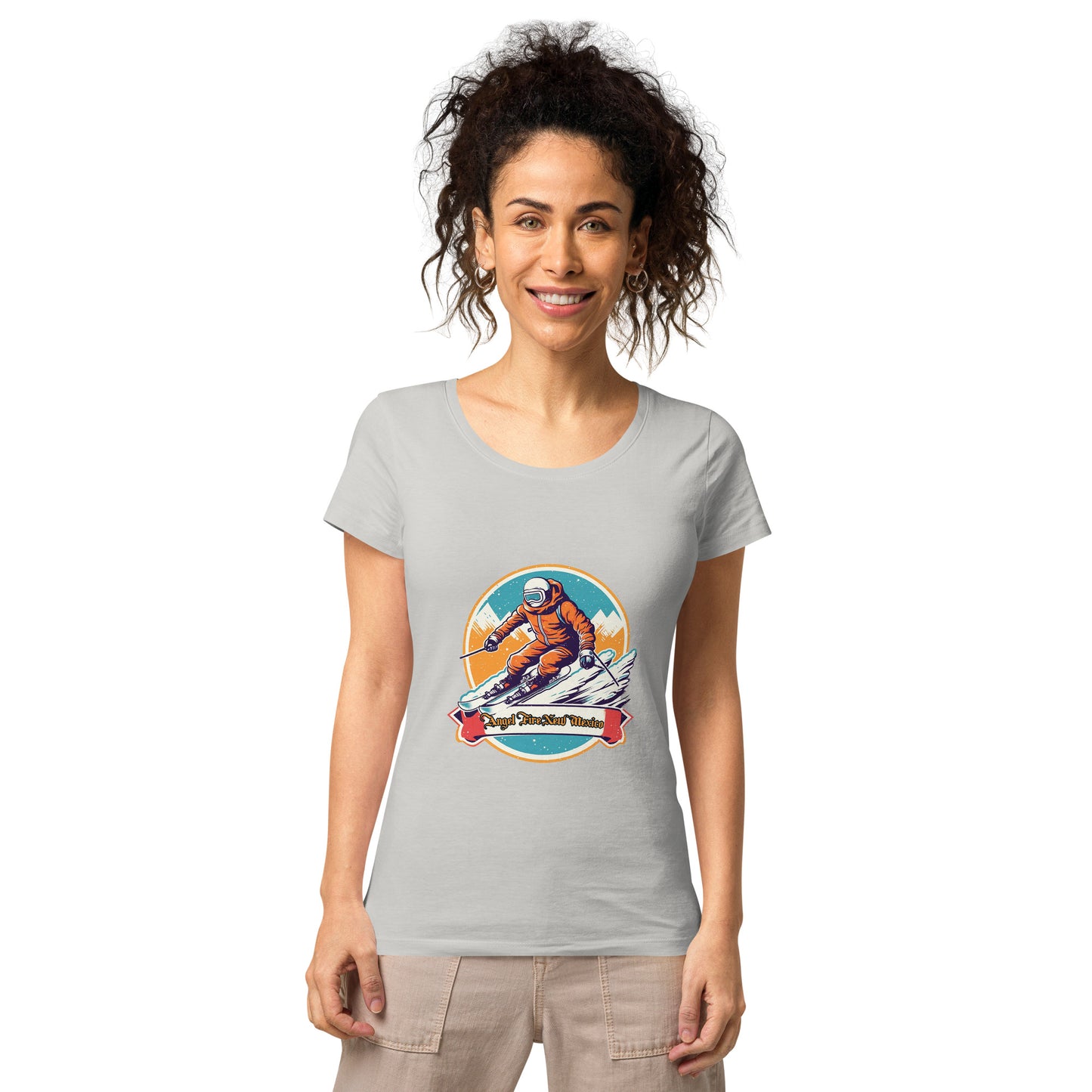 Angel Fire New Mexico Souvenir Women’s basic organic t-shirt