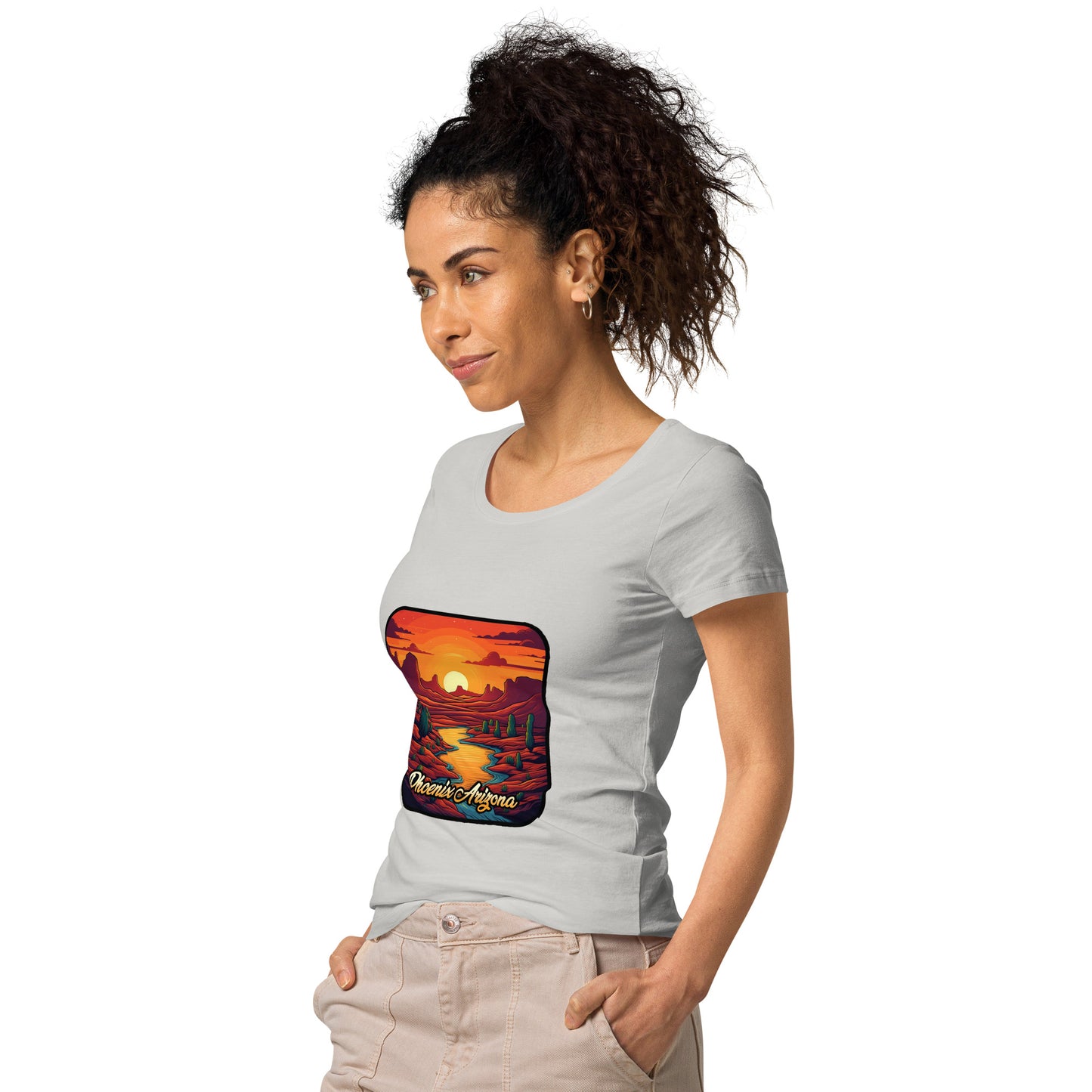 Phoenix Arizona Souvenir Women’s basic organic t-shirt