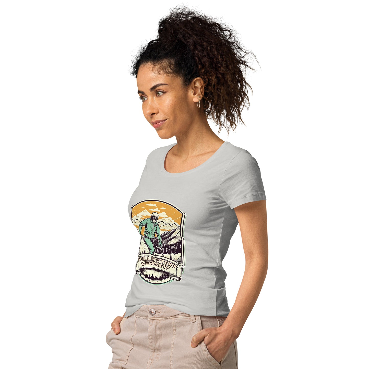 Killington Vermont Souvenir Women’s basic organic t-shirt