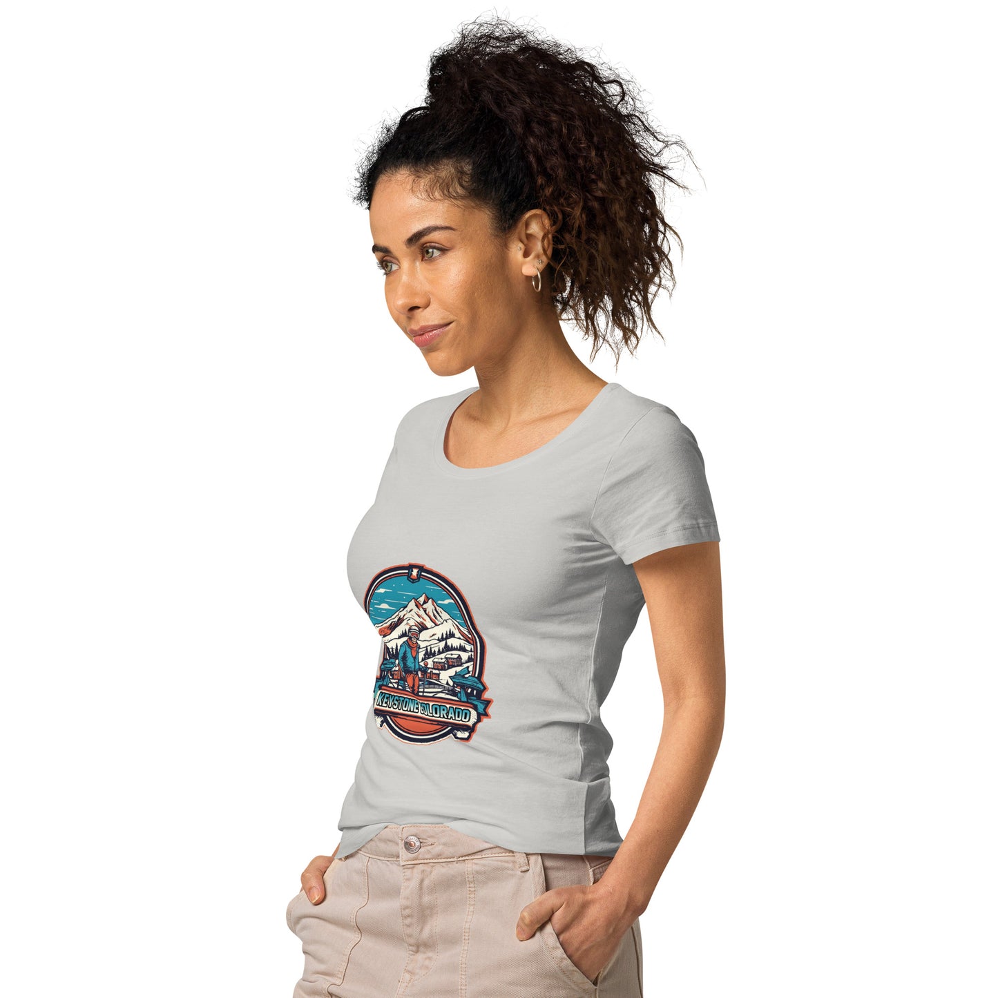 Keystone Colorado Souvenir Women’s basic organic t-shirt