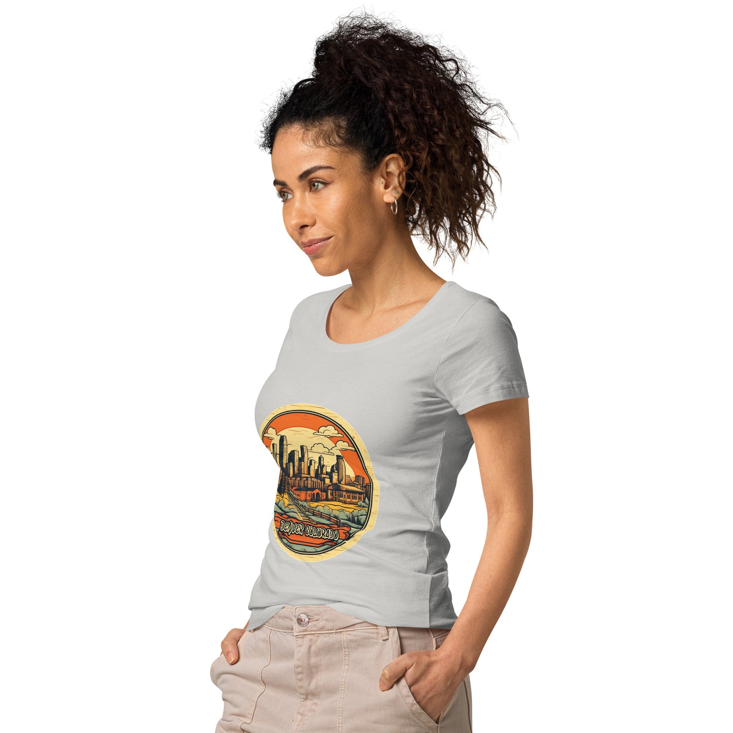 Denver Colorado Souvenir Women’s basic organic t-shirt