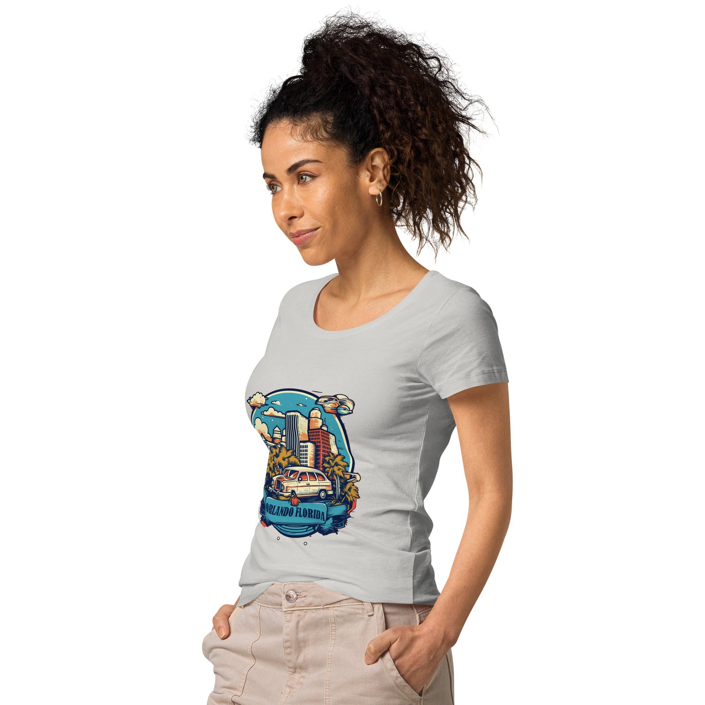 Orlando Florida Souvenir Women’s basic organic t-shirt