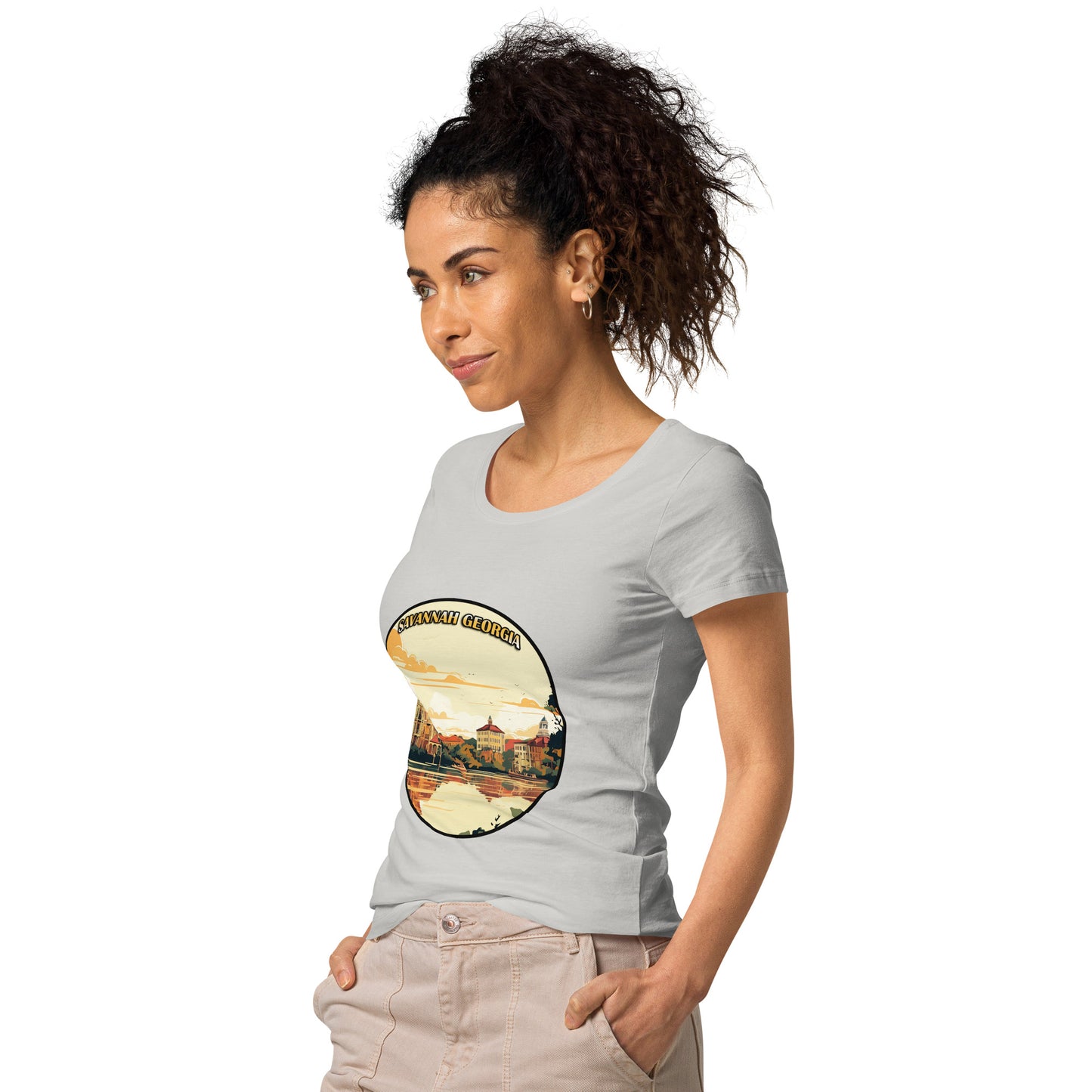 Savannah Georgia Souvenir Women’s basic organic t-shirt