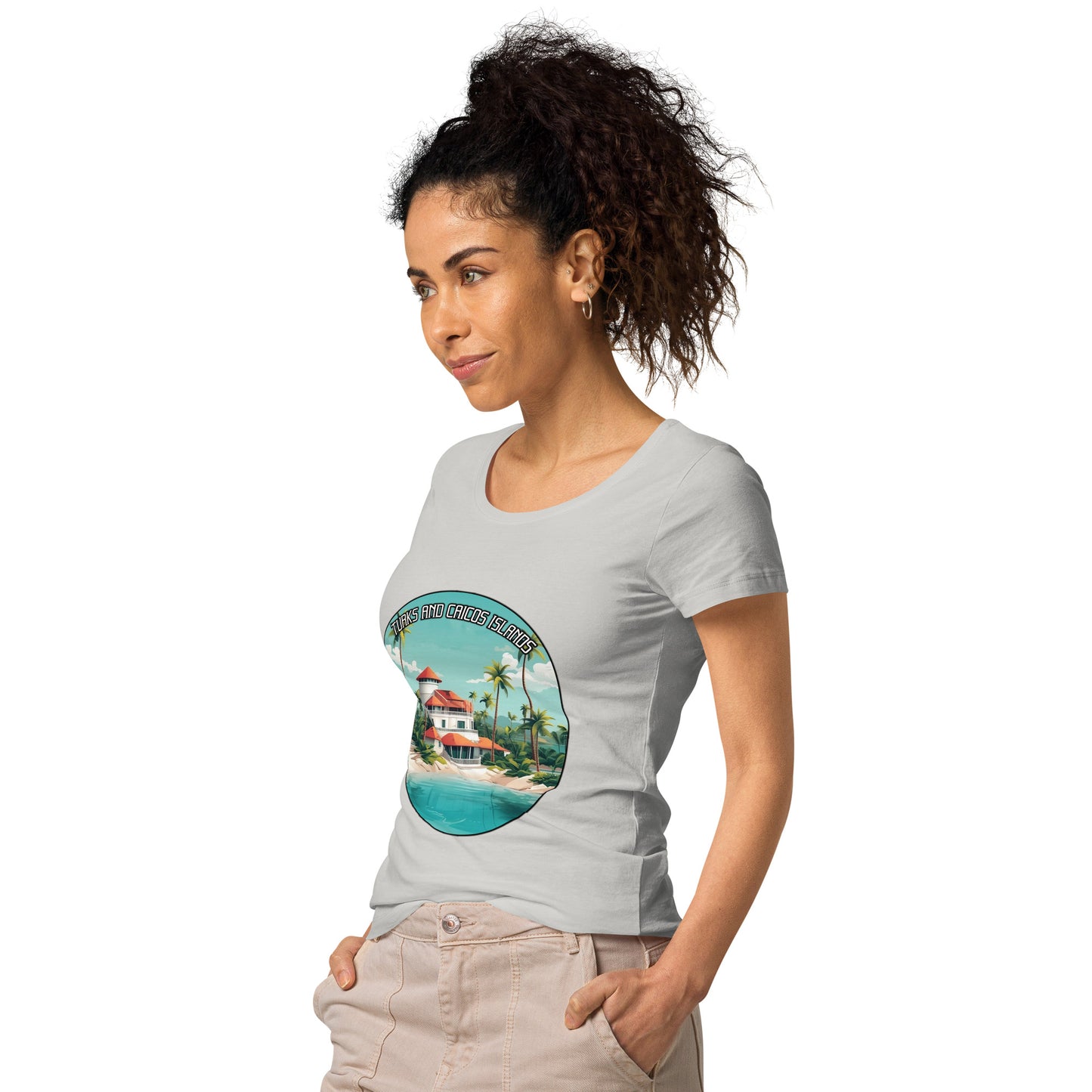 Turks and Caicos Islands Souvenir Women’s basic organic t-shirt