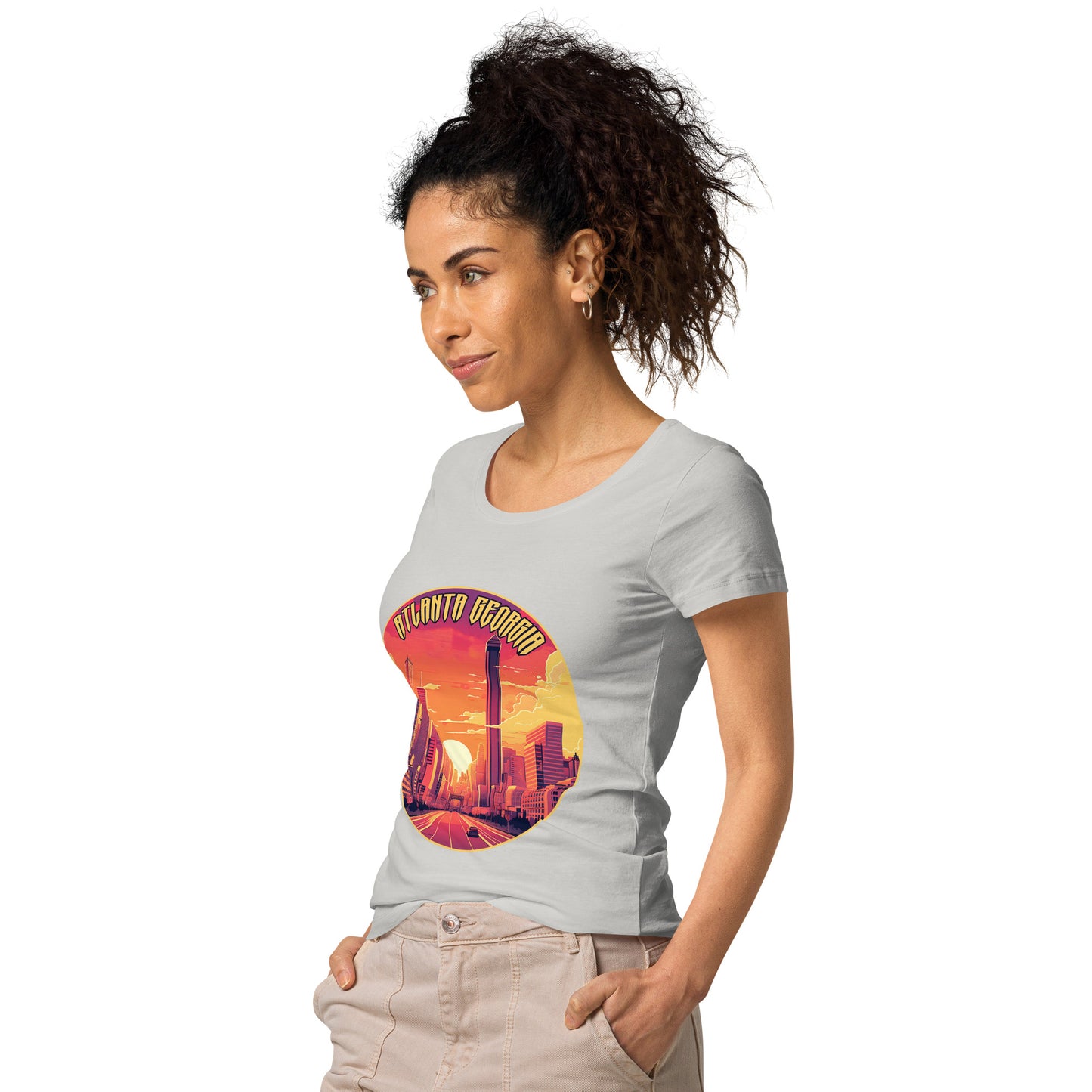 Atlanta Georgia Souvenir Women’s basic organic t-shirt