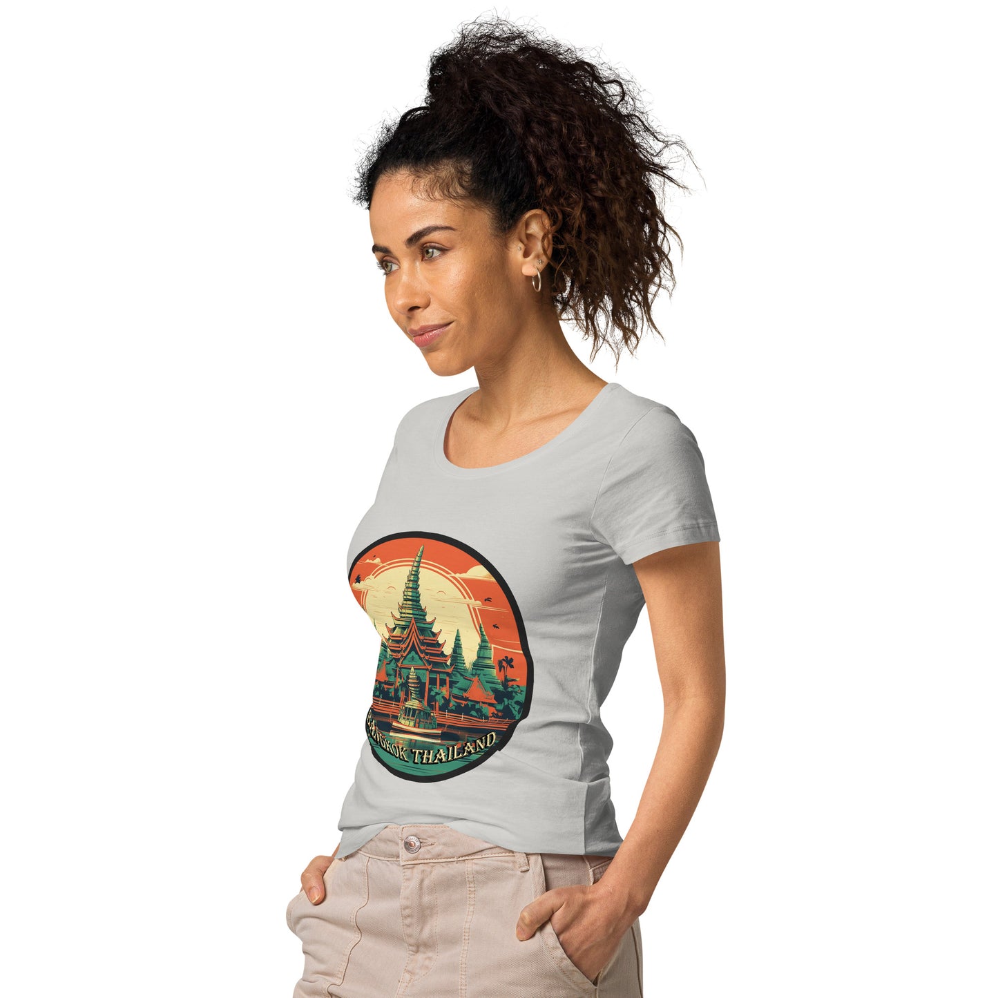 Bangkok Thailand Souvenir Women’s basic organic t-shirt