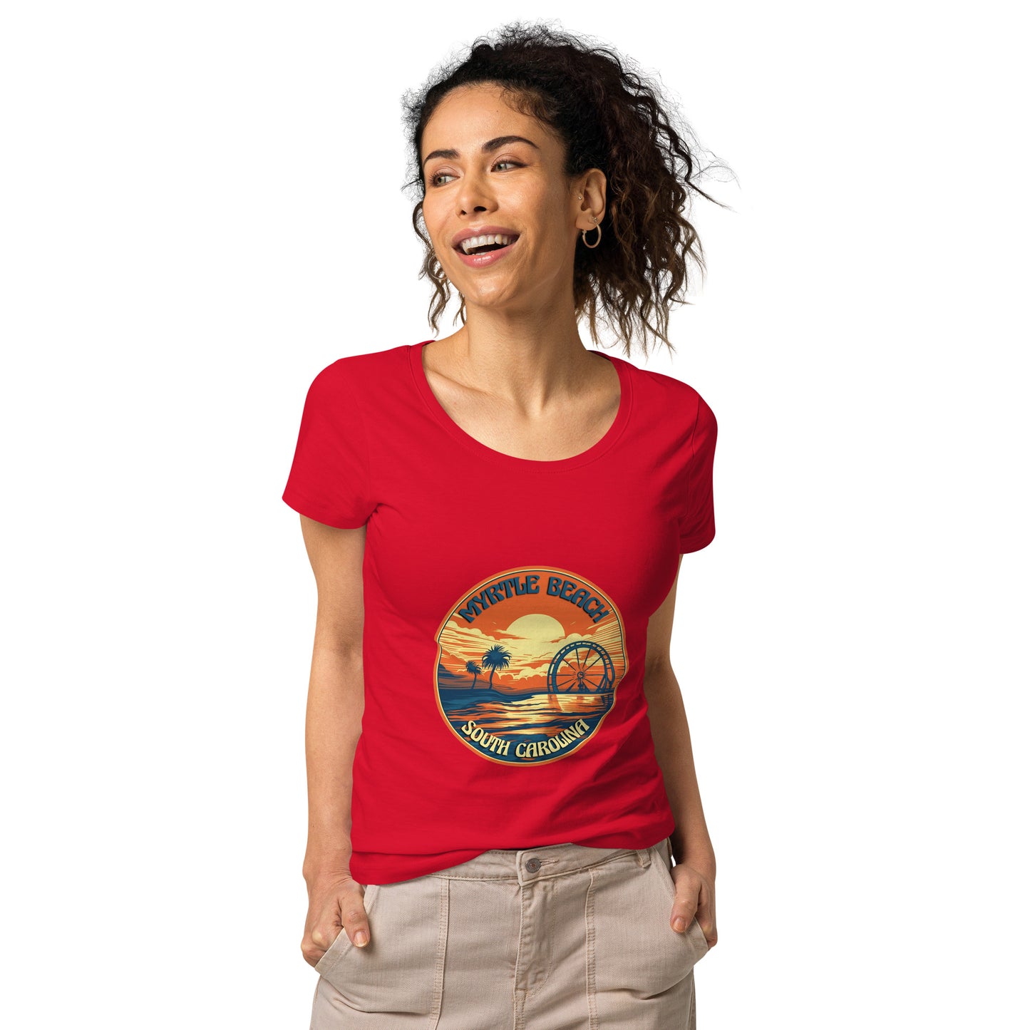 Myrtle Beach South Carolina Souvenir Women’s basic organic t-shirt