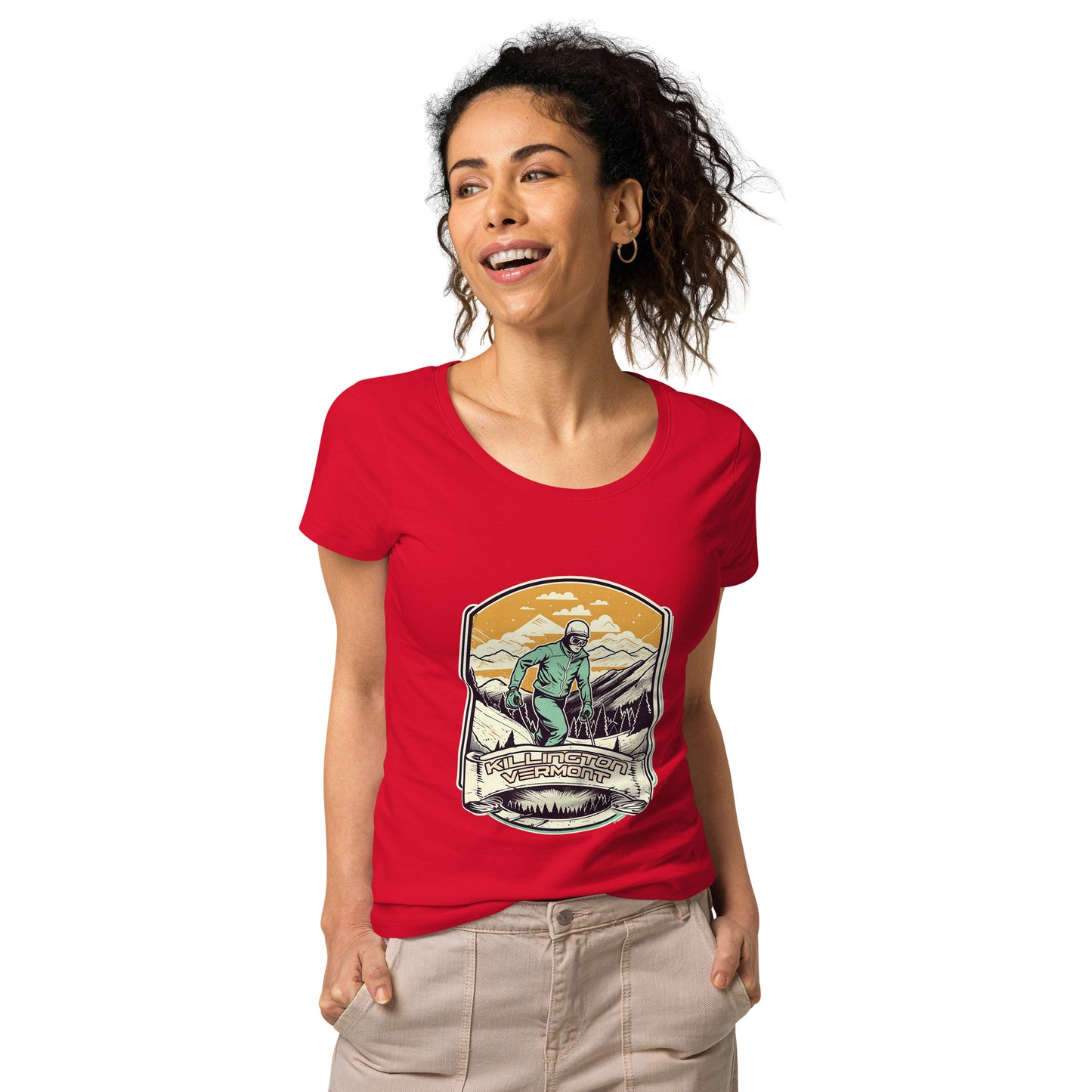 Killington Vermont Souvenir Women’s basic organic t-shirt