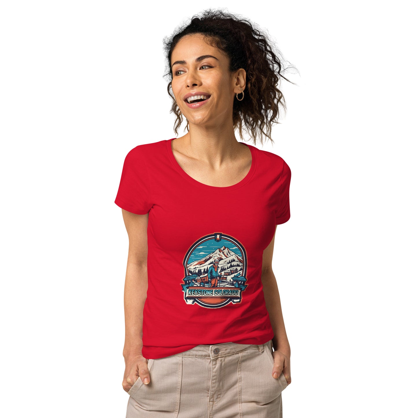 Keystone Colorado Souvenir Women’s basic organic t-shirt