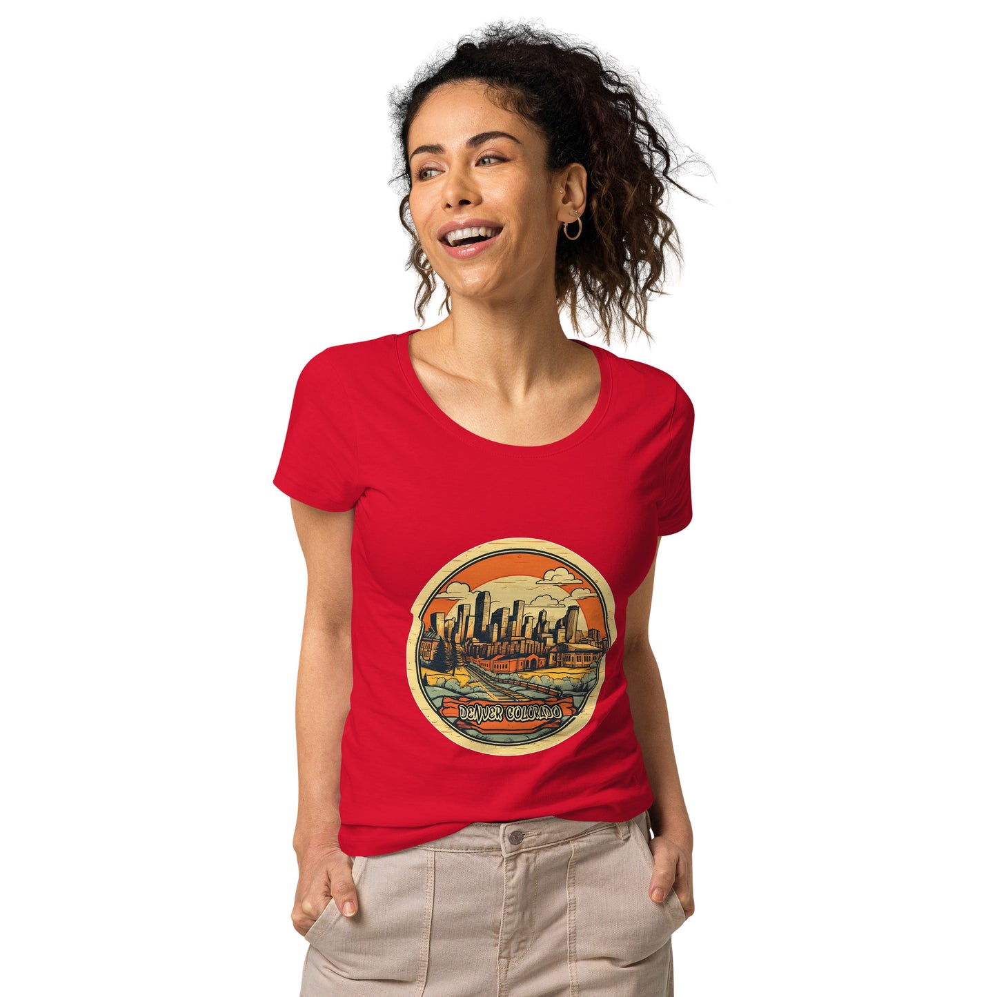 Denver Colorado Souvenir Women’s basic organic t-shirt