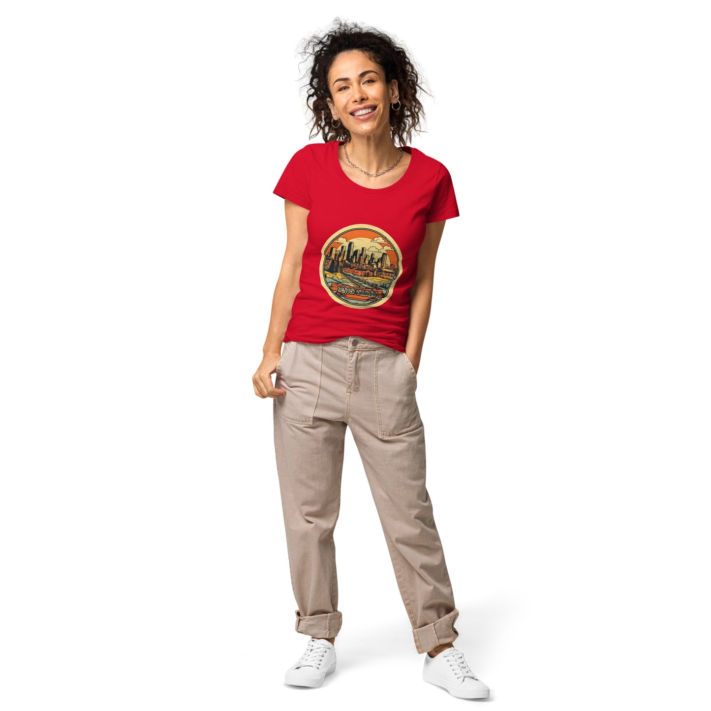 Denver Colorado Souvenir Women’s basic organic t-shirt