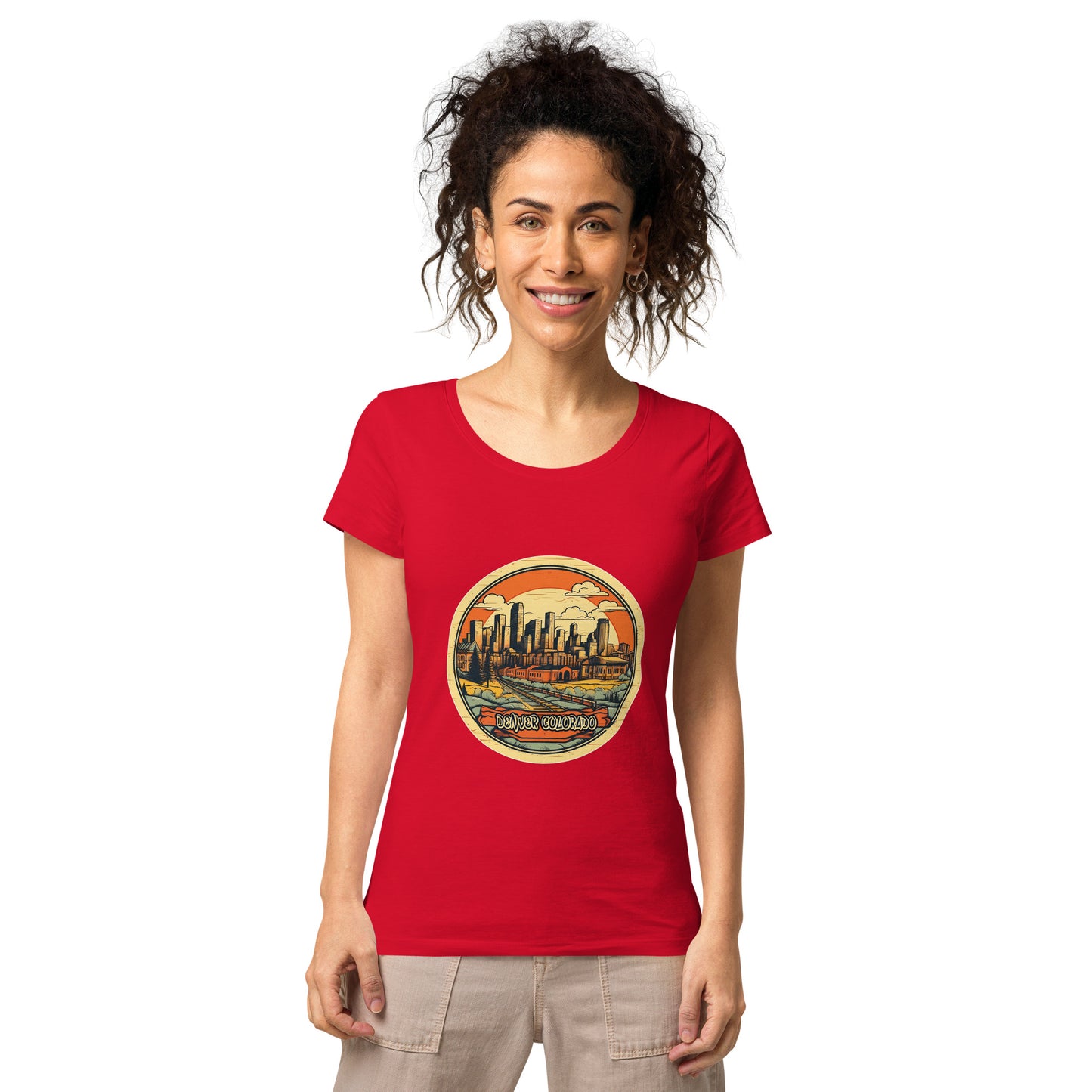 Denver Colorado Souvenir Women’s basic organic t-shirt