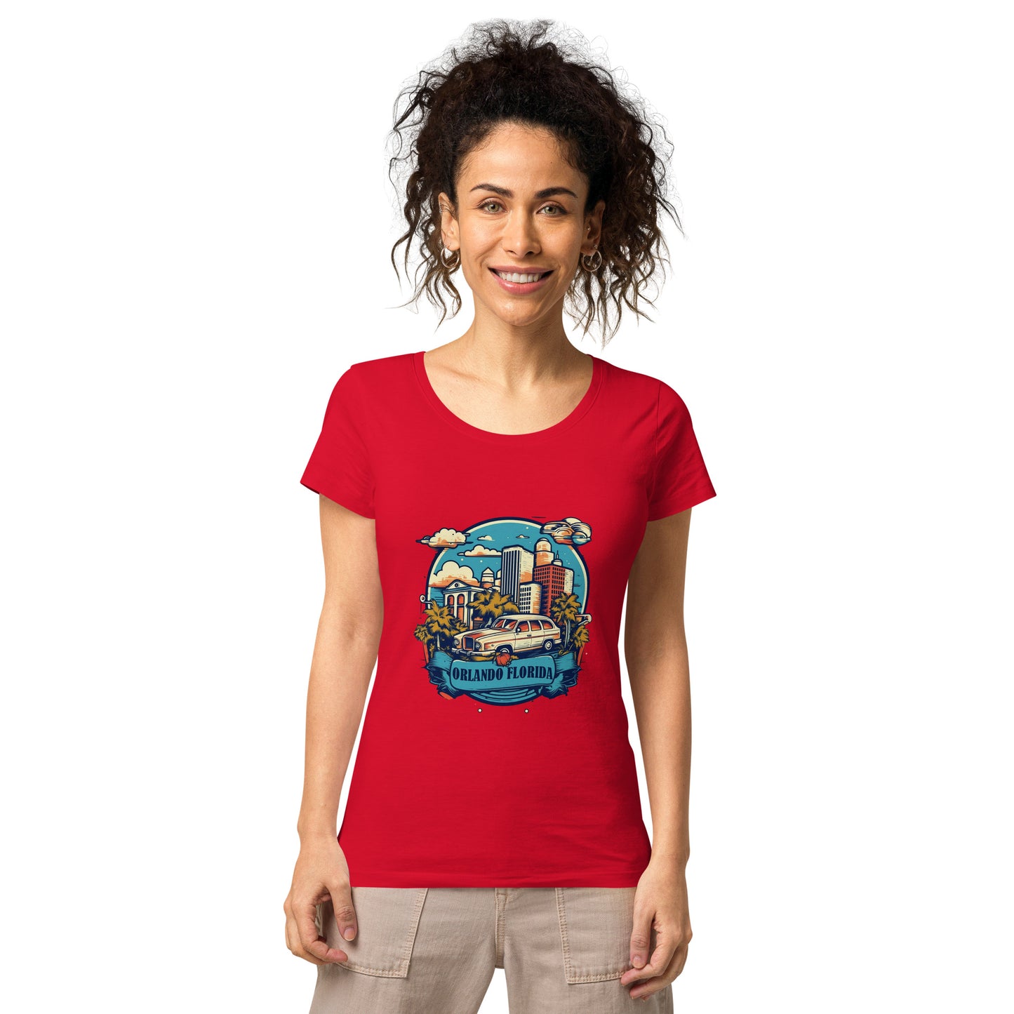 Orlando Florida Souvenir Women’s basic organic t-shirt