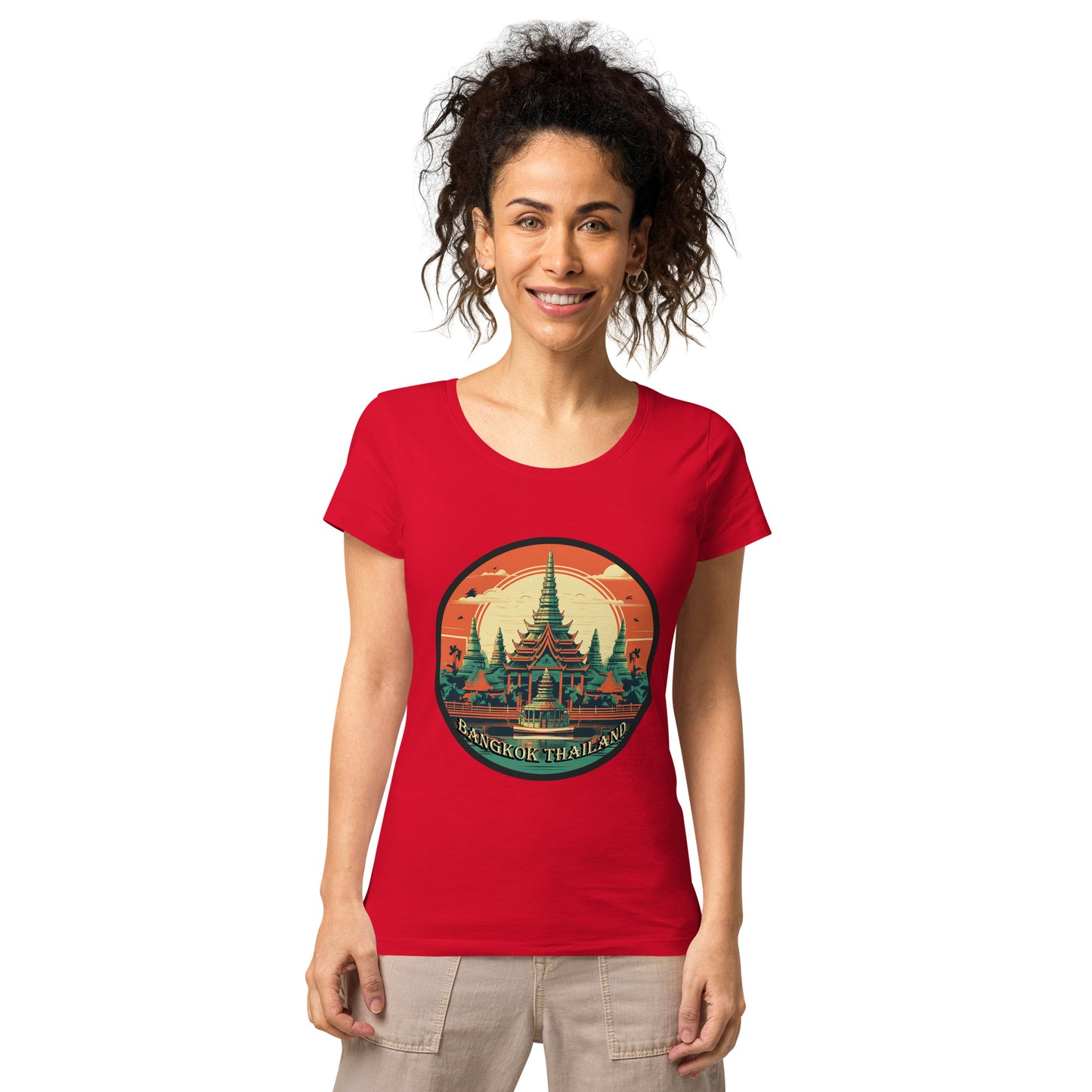 Bangkok Thailand Souvenir Women’s basic organic t-shirt