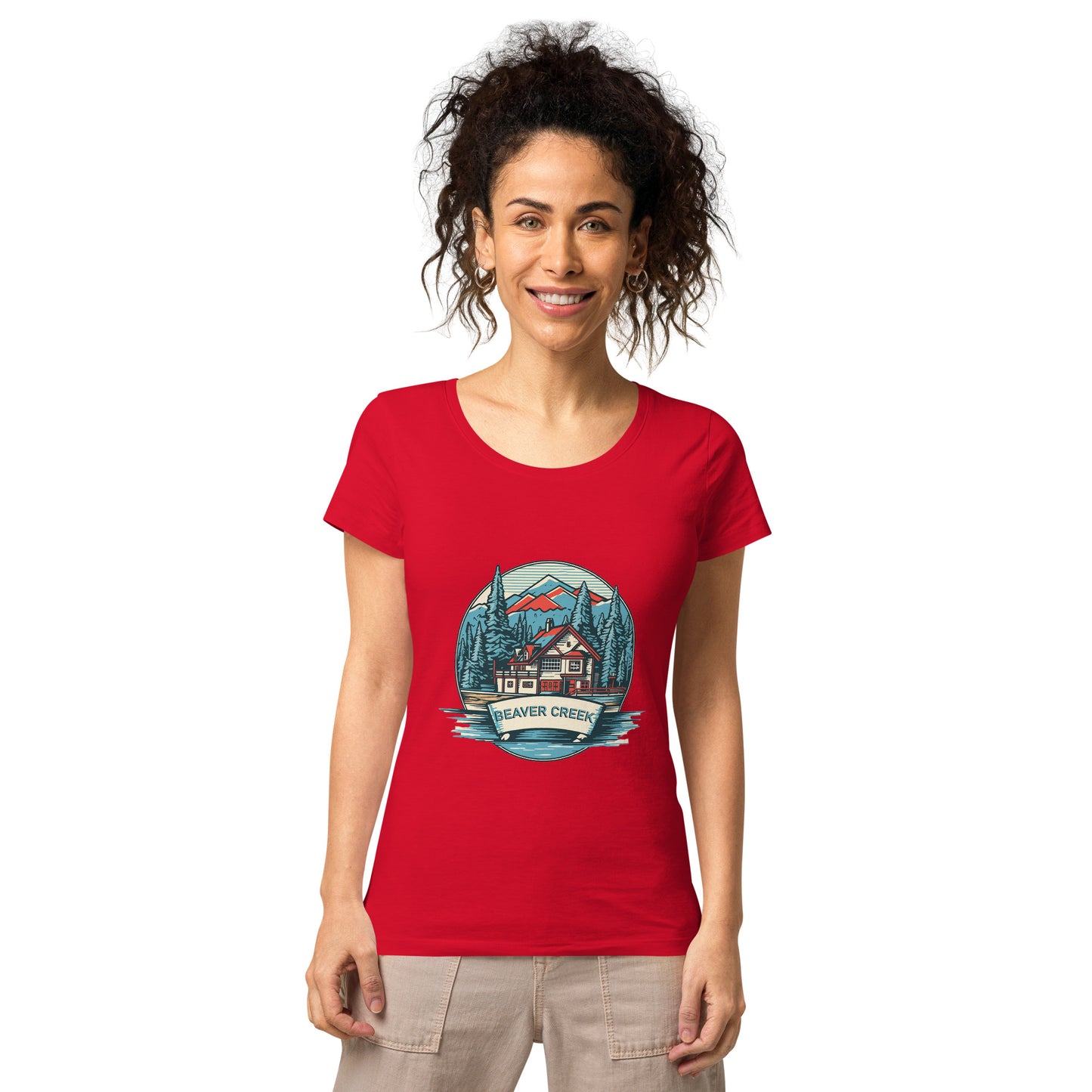 Beaver Creek Colorado Souvenir Women’s basic organic t-shirt