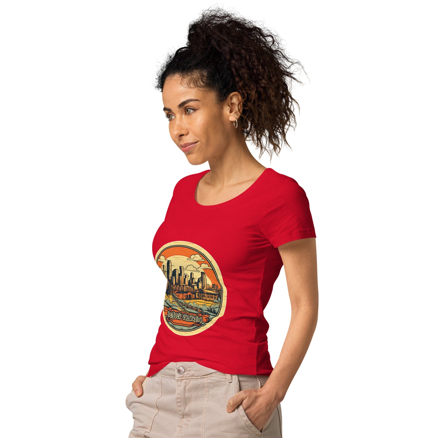 Denver Colorado Souvenir Women’s basic organic t-shirt