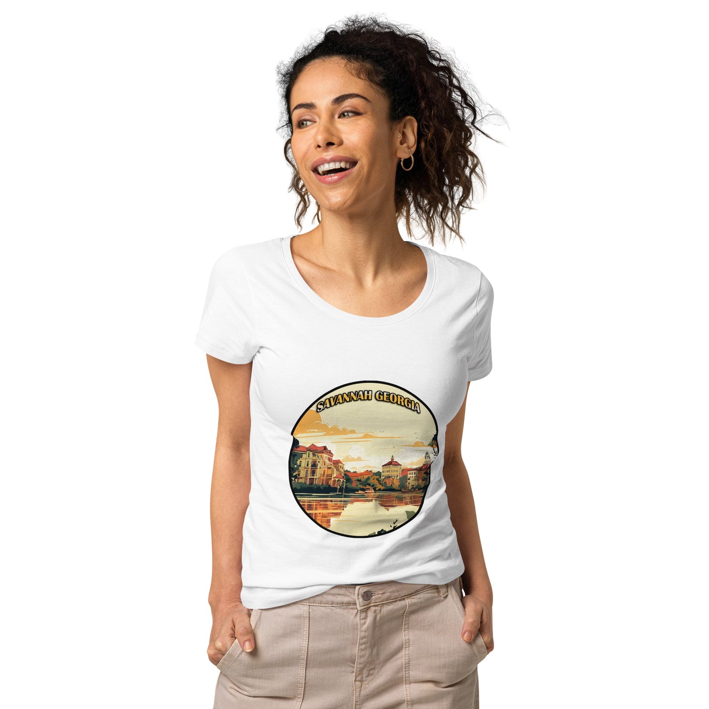 Savannah Georgia Souvenir Women’s basic organic t-shirt