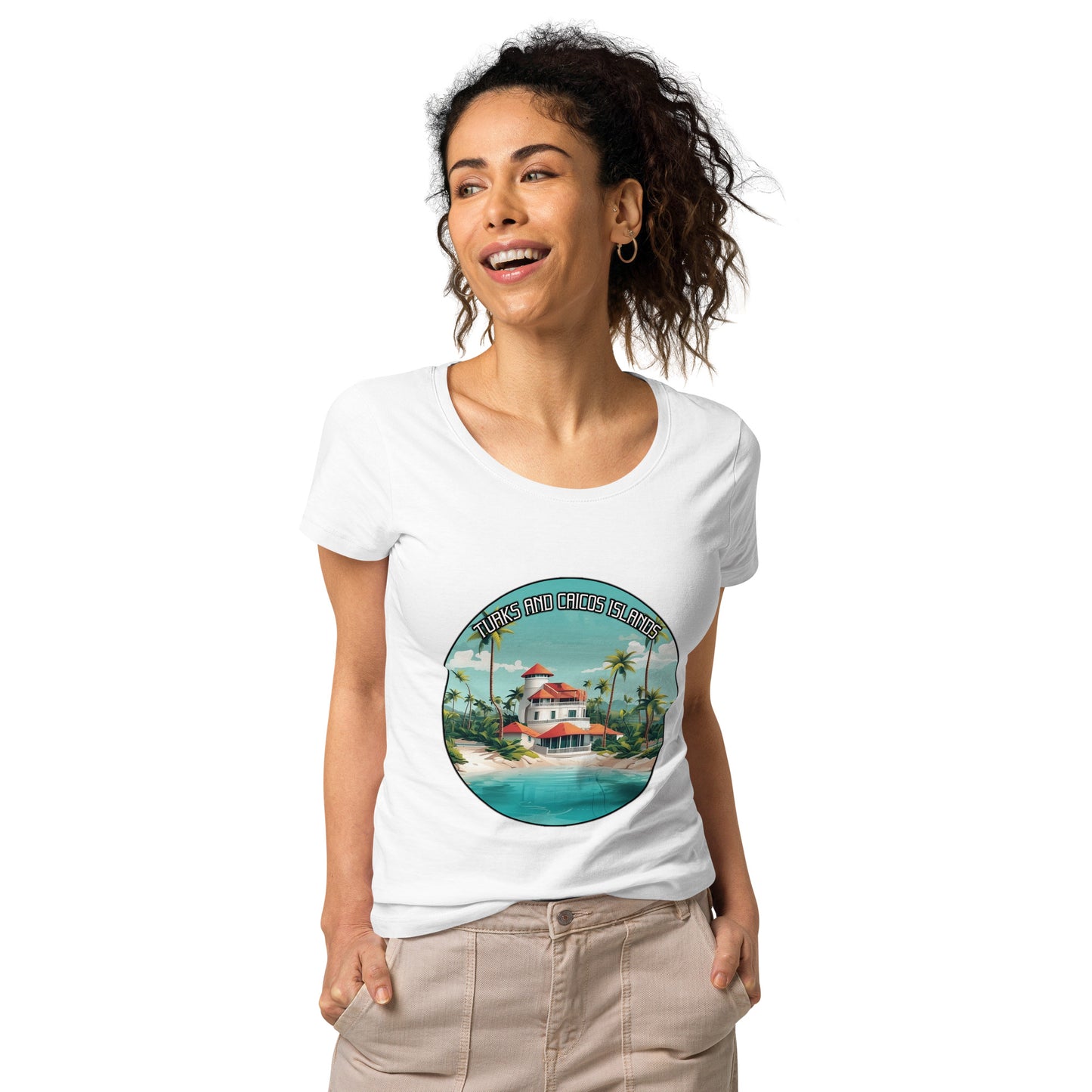 Turks and Caicos Islands Souvenir Women’s basic organic t-shirt