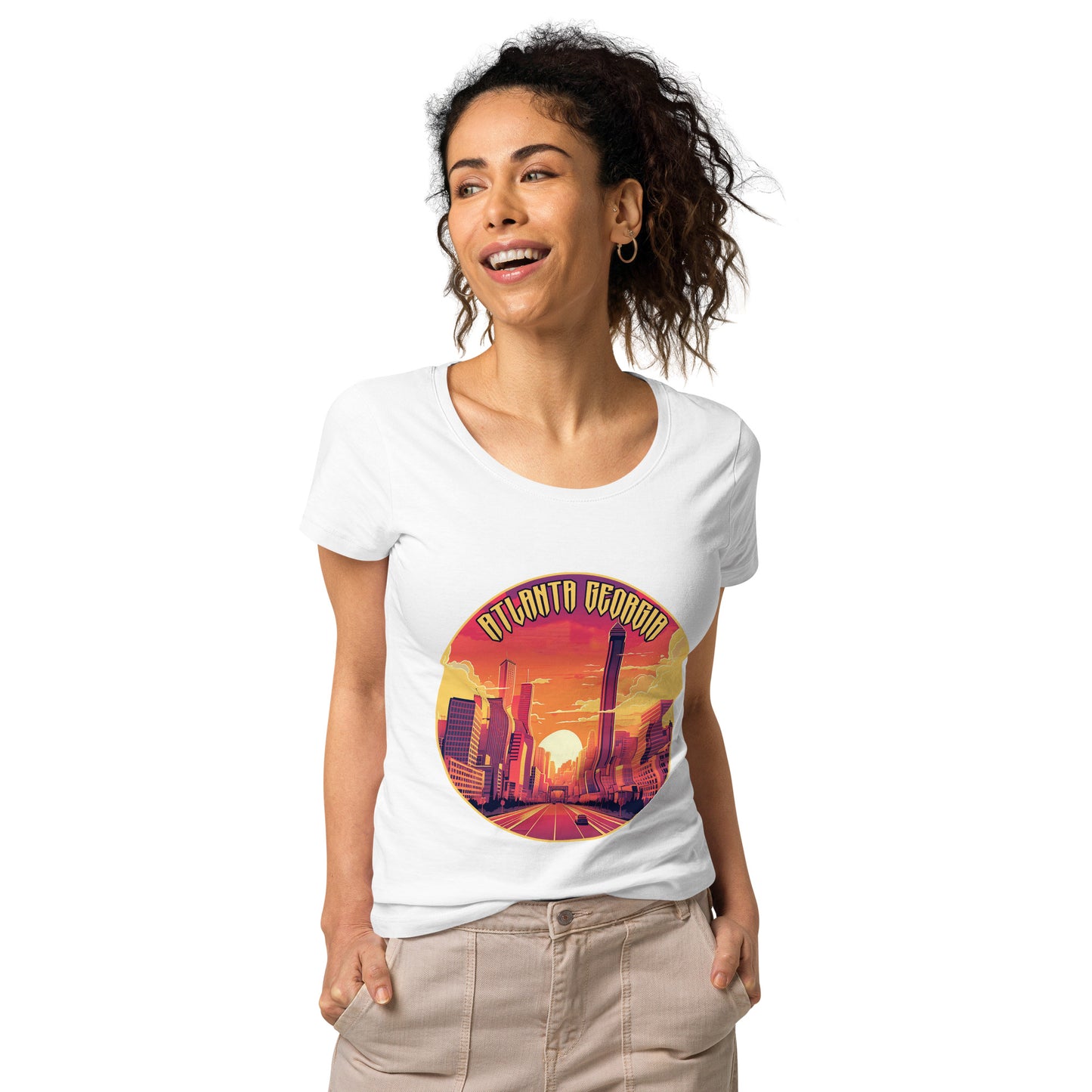 Atlanta Georgia Souvenir Women’s basic organic t-shirt