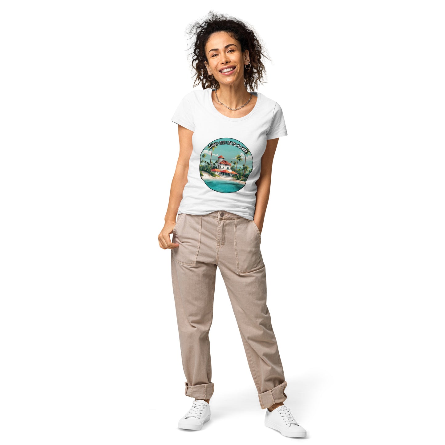 Turks and Caicos Islands Souvenir Women’s basic organic t-shirt