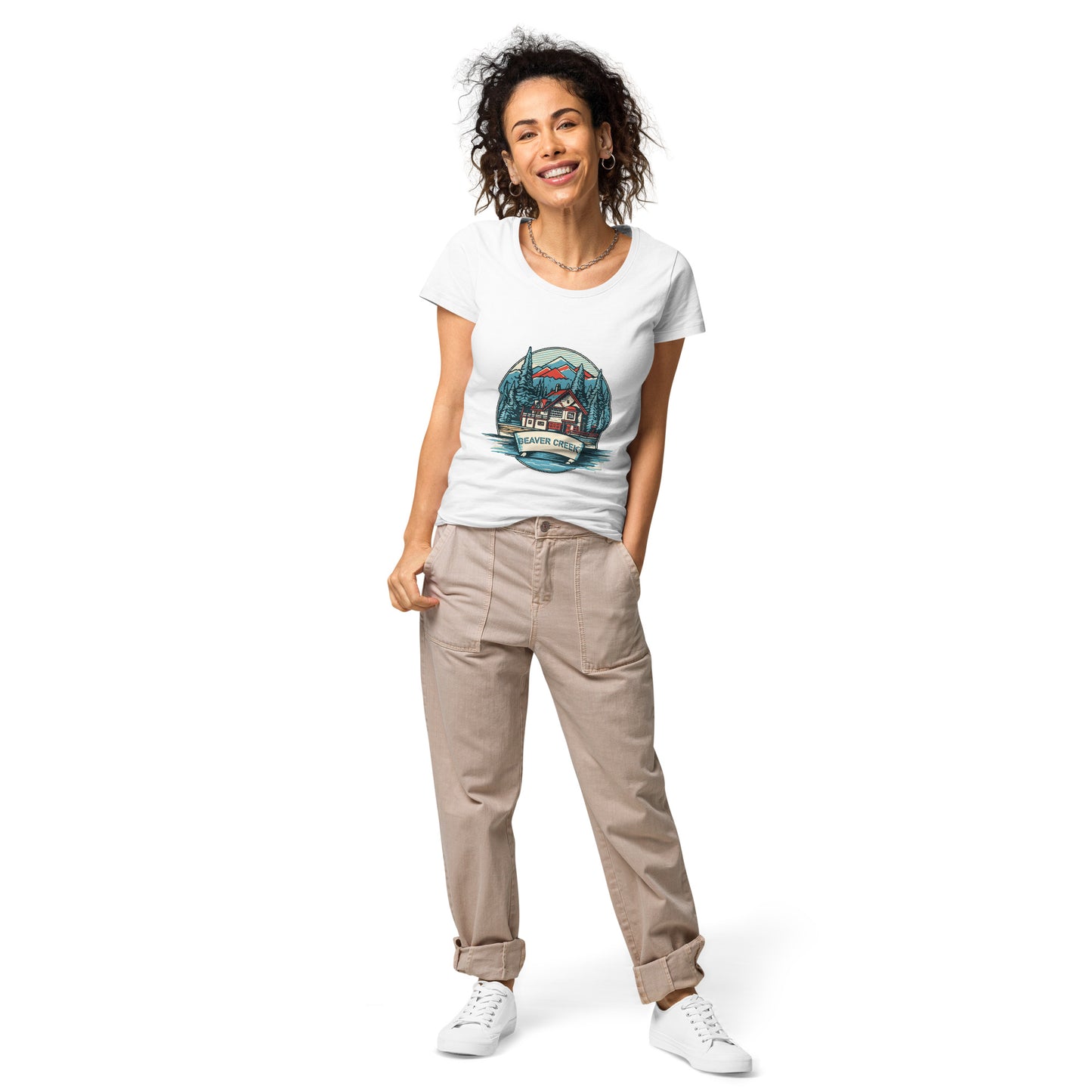 Beaver Creek Colorado Souvenir Women’s basic organic t-shirt