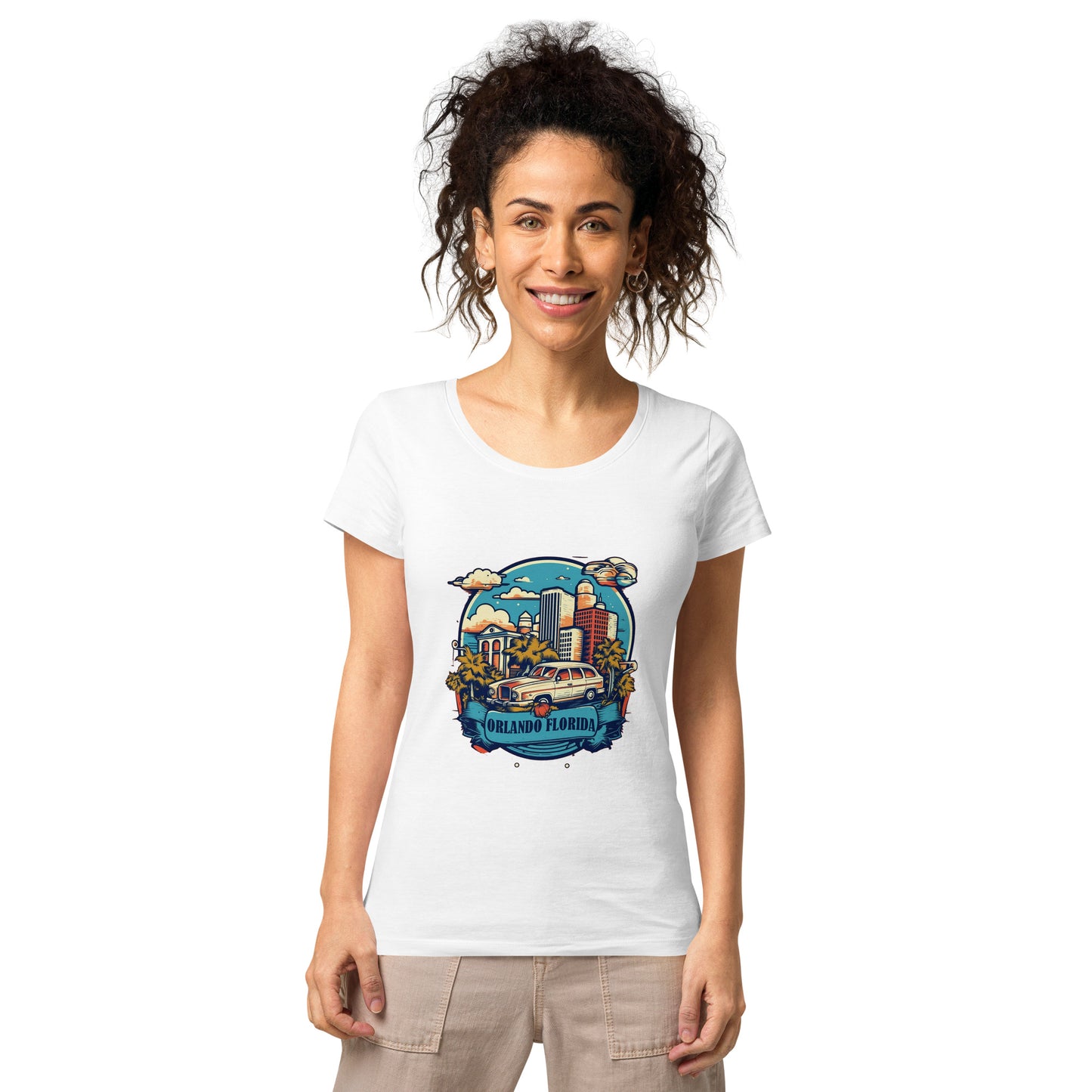 Orlando Florida Souvenir Women’s basic organic t-shirt