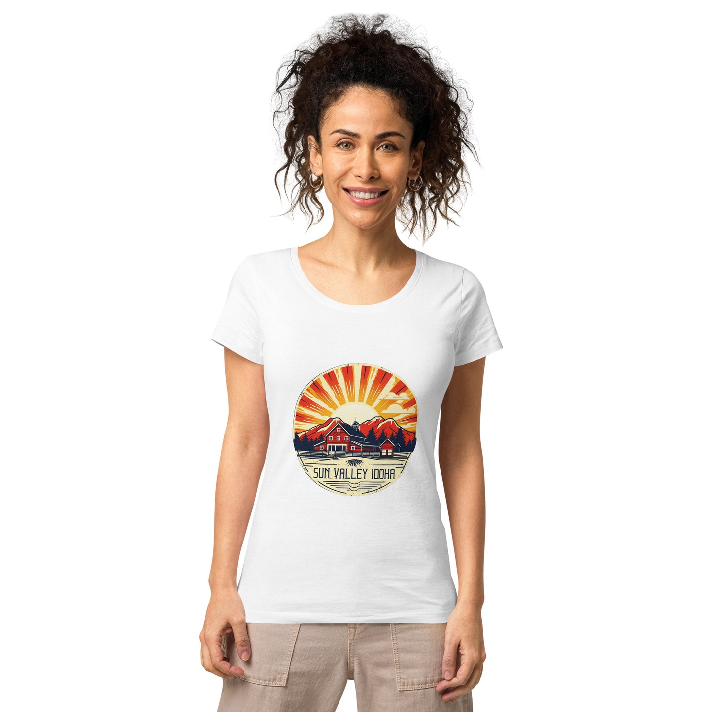 Sun Valley Idaho Souvenir Women’s basic organic t-shirt