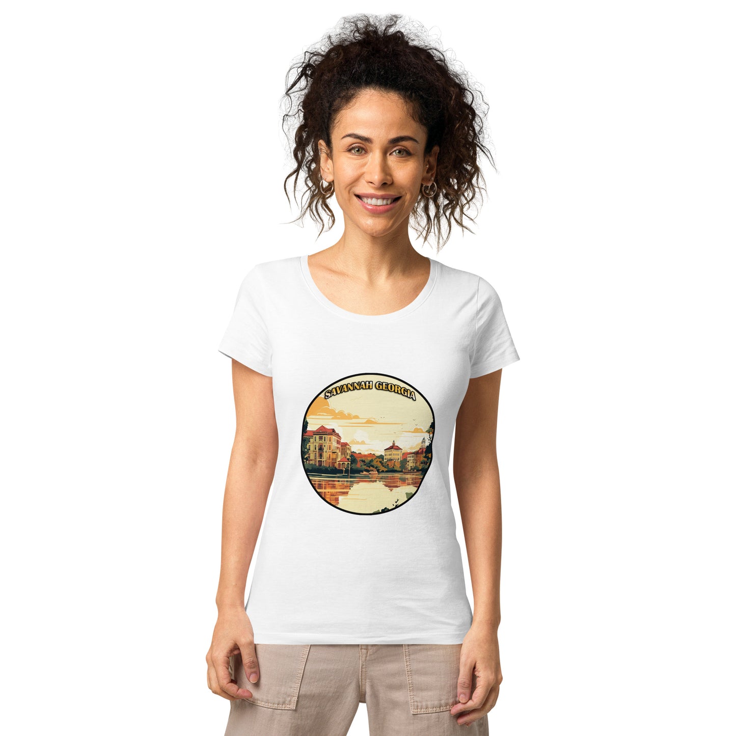 Savannah Georgia Souvenir Women’s basic organic t-shirt