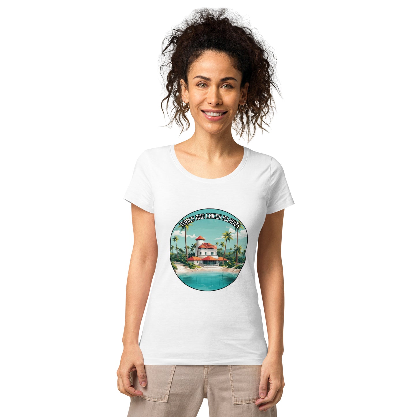 Turks and Caicos Islands Souvenir Women’s basic organic t-shirt