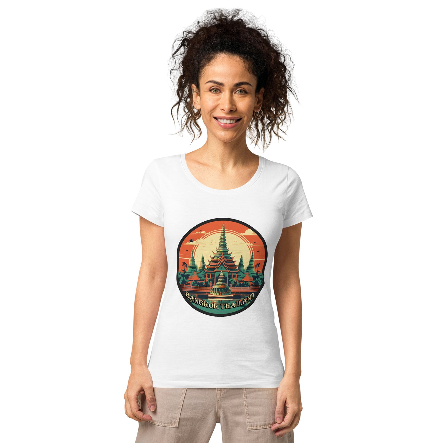 Bangkok Thailand Souvenir Women’s basic organic t-shirt