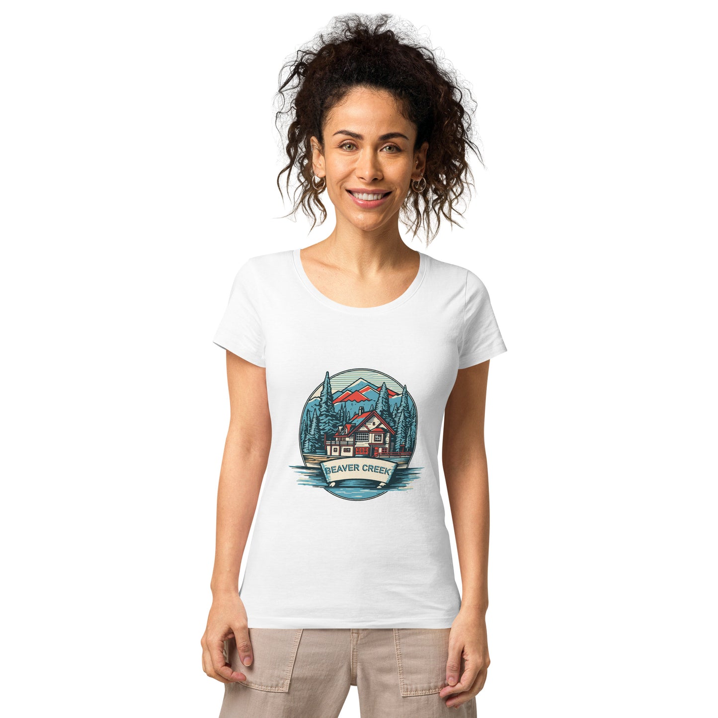 Beaver Creek Colorado Souvenir Women’s basic organic t-shirt