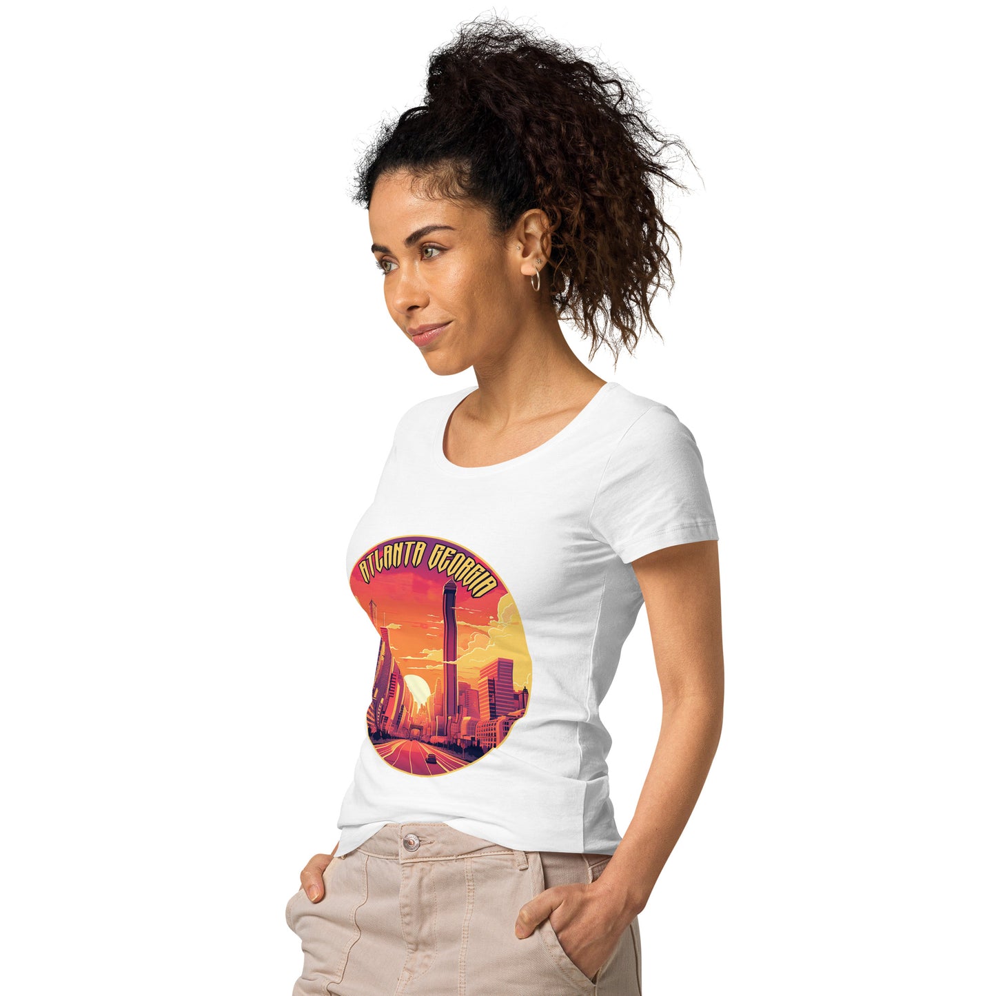 Atlanta Georgia Souvenir Women’s basic organic t-shirt